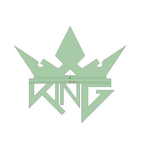 King Uprising Logo Free 3D print model