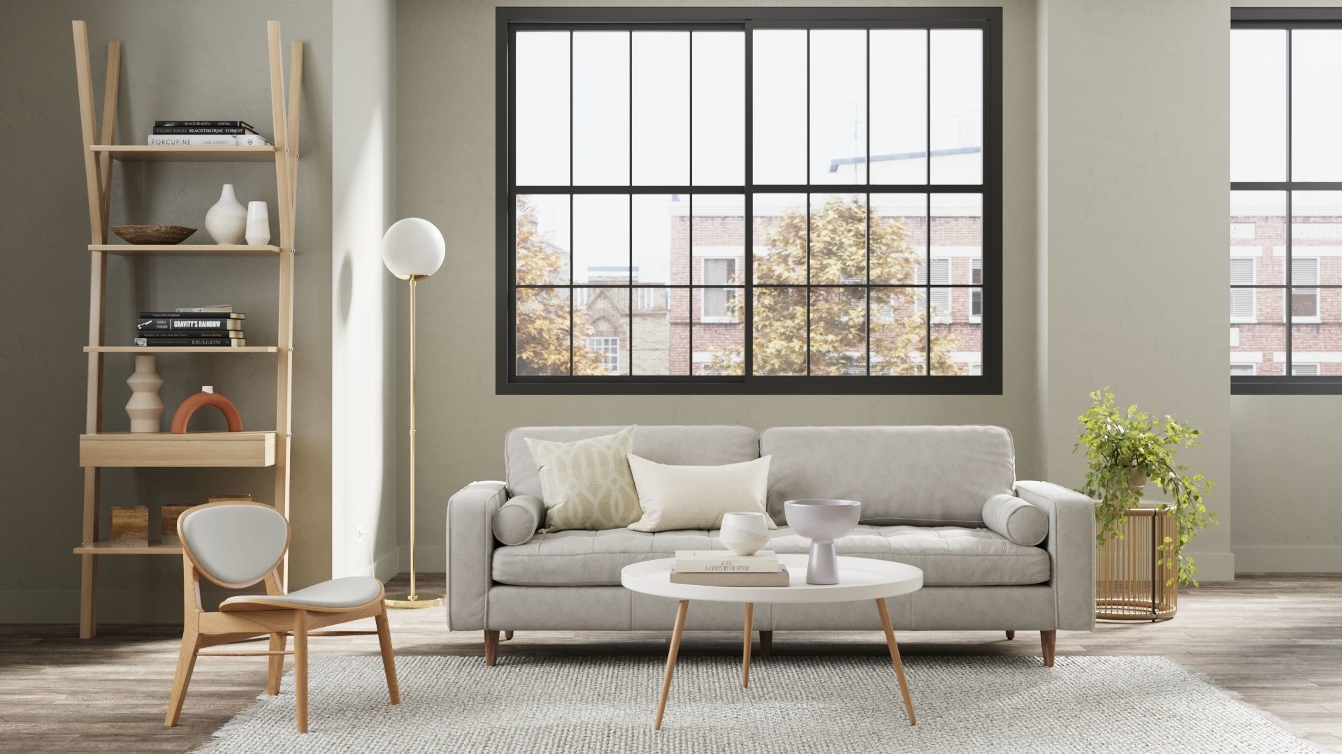 Living Room Interior Scene for Corona 3D model_1