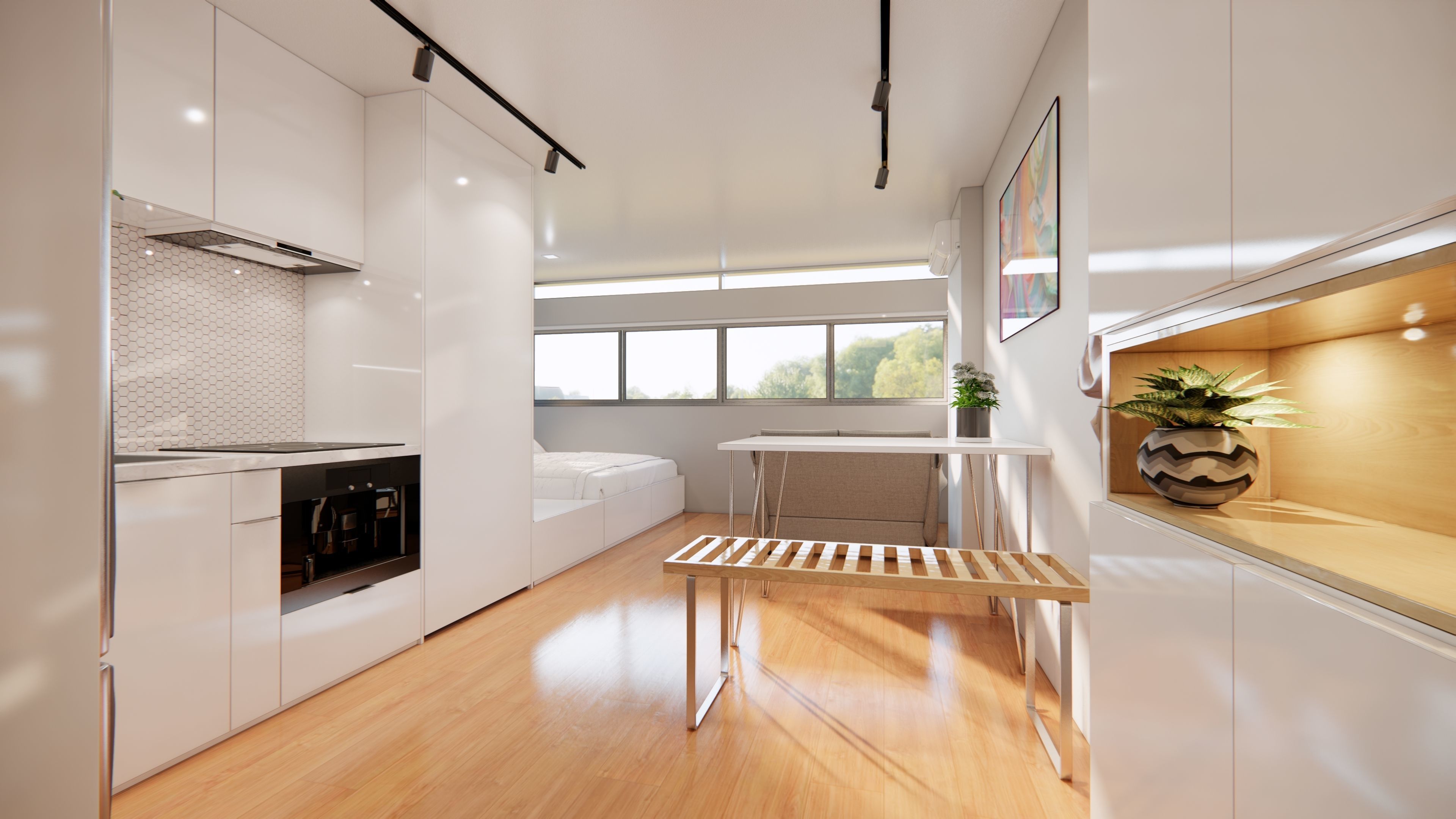 Sketchup Interior Design 1  Enscape 3 Rendering 3D model_12