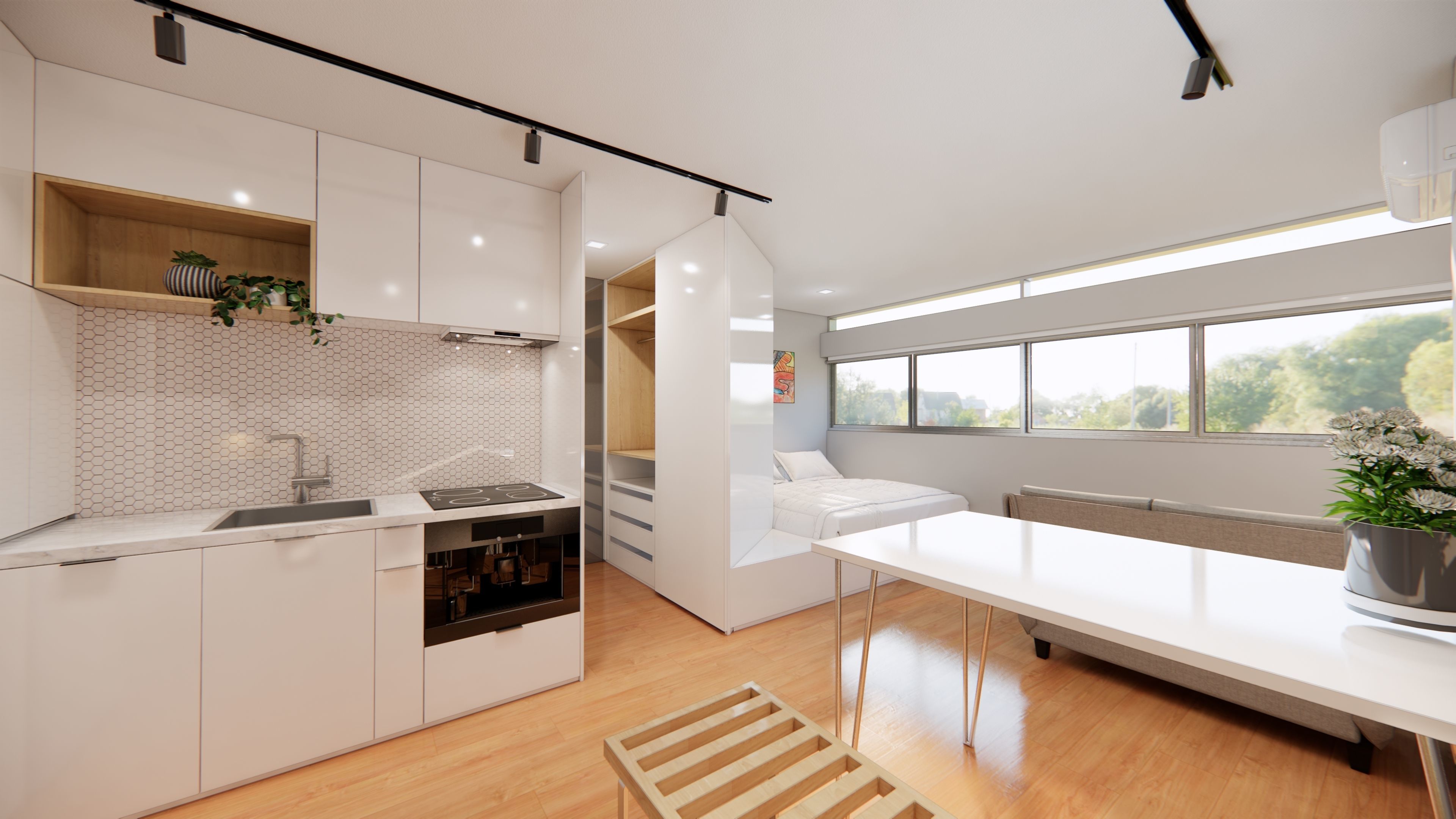 Sketchup Interior Design 1  Enscape 3 Rendering 3D model_11