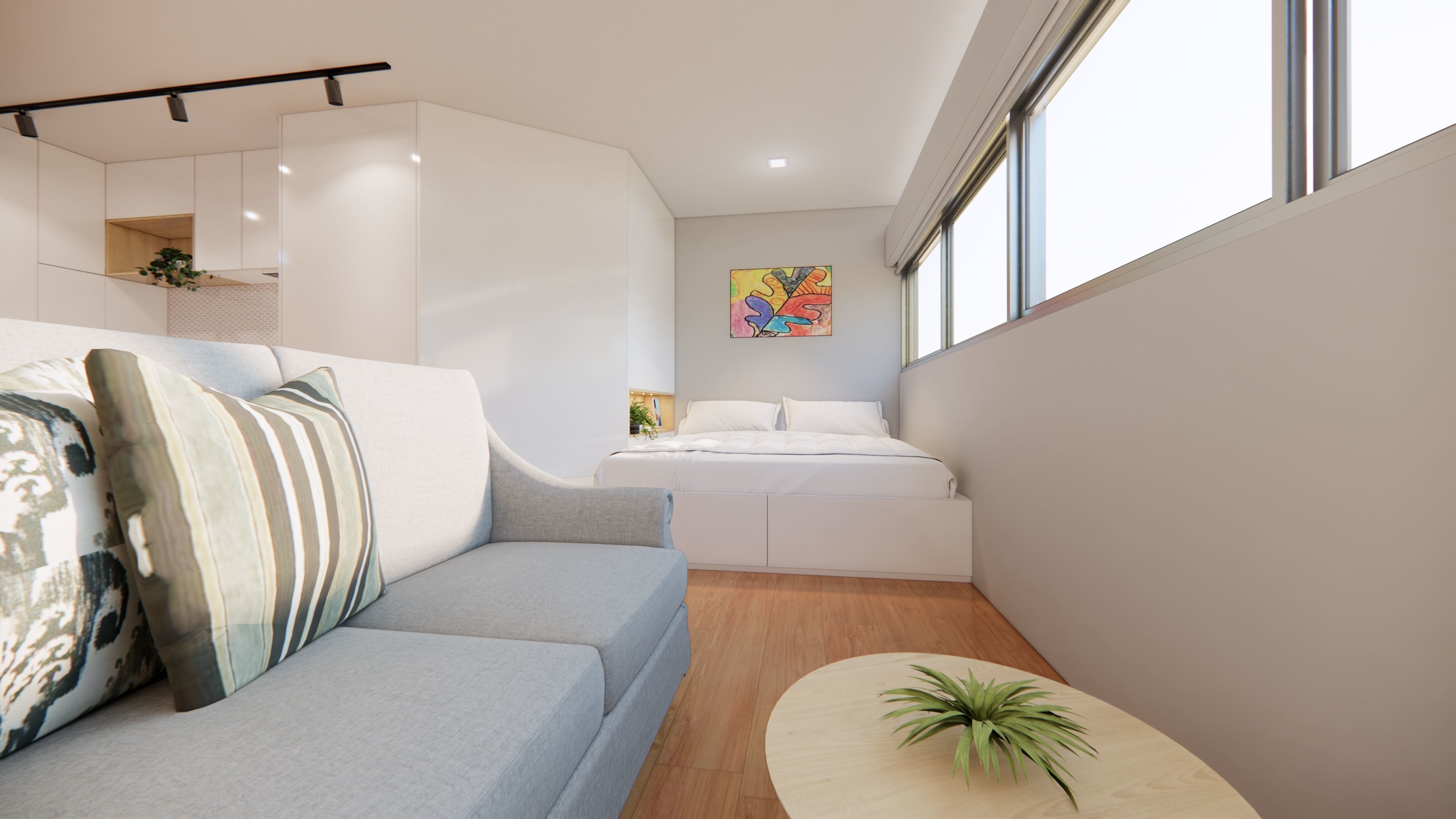 Sketchup Interior Design 1  Enscape 3 Rendering 3D model_4