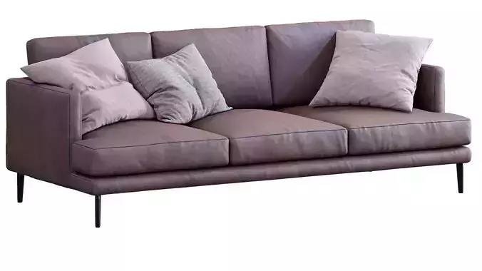 Bonaldo Leather Sofa Paraiso