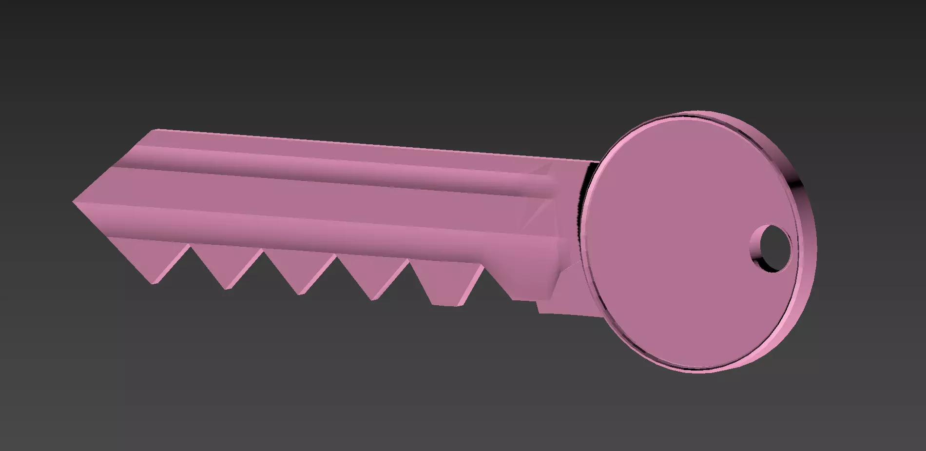 Basic Key Model Free 3D model_0
