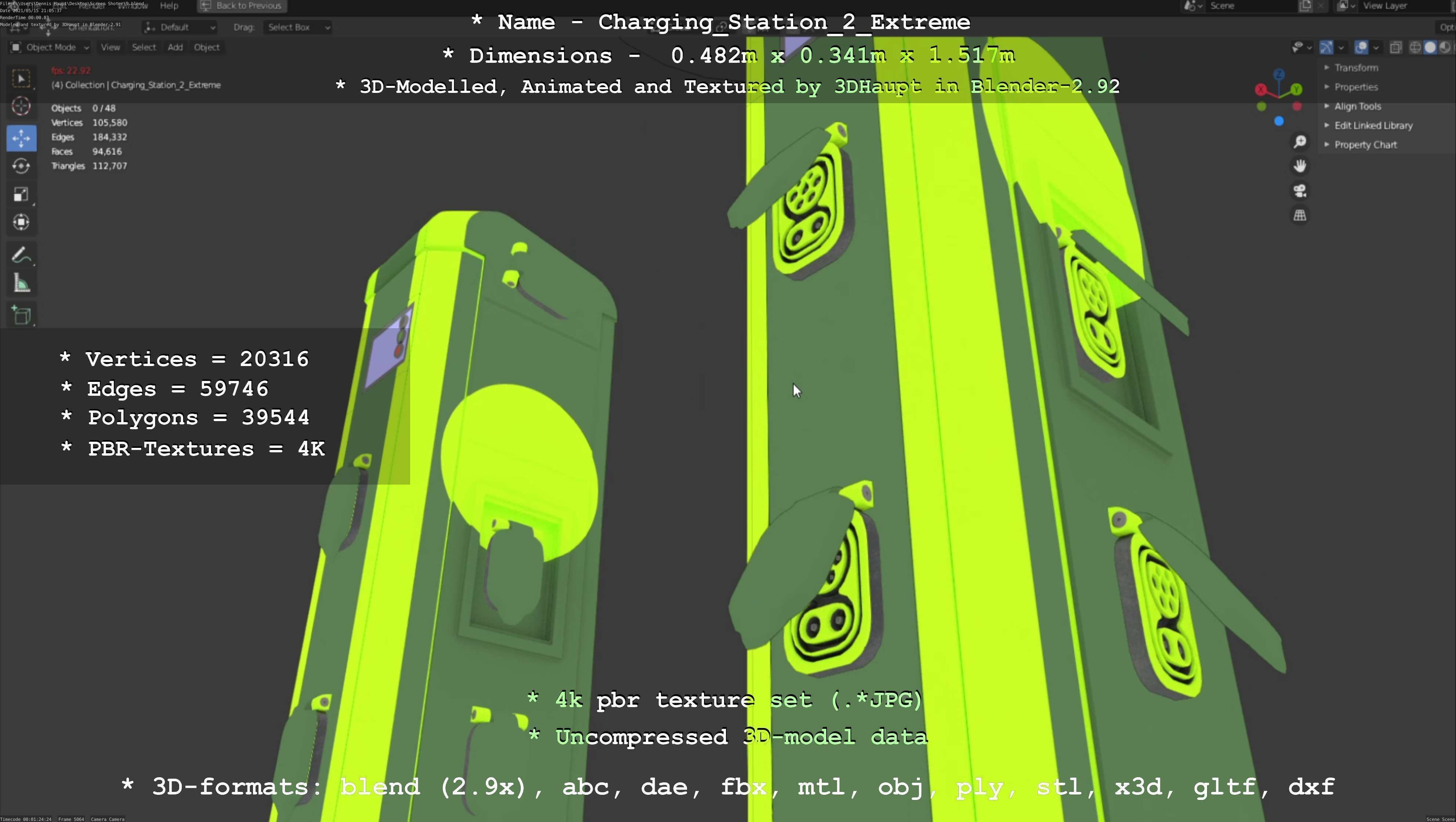 Charging Station Version 2 Extreme 3D model_64
