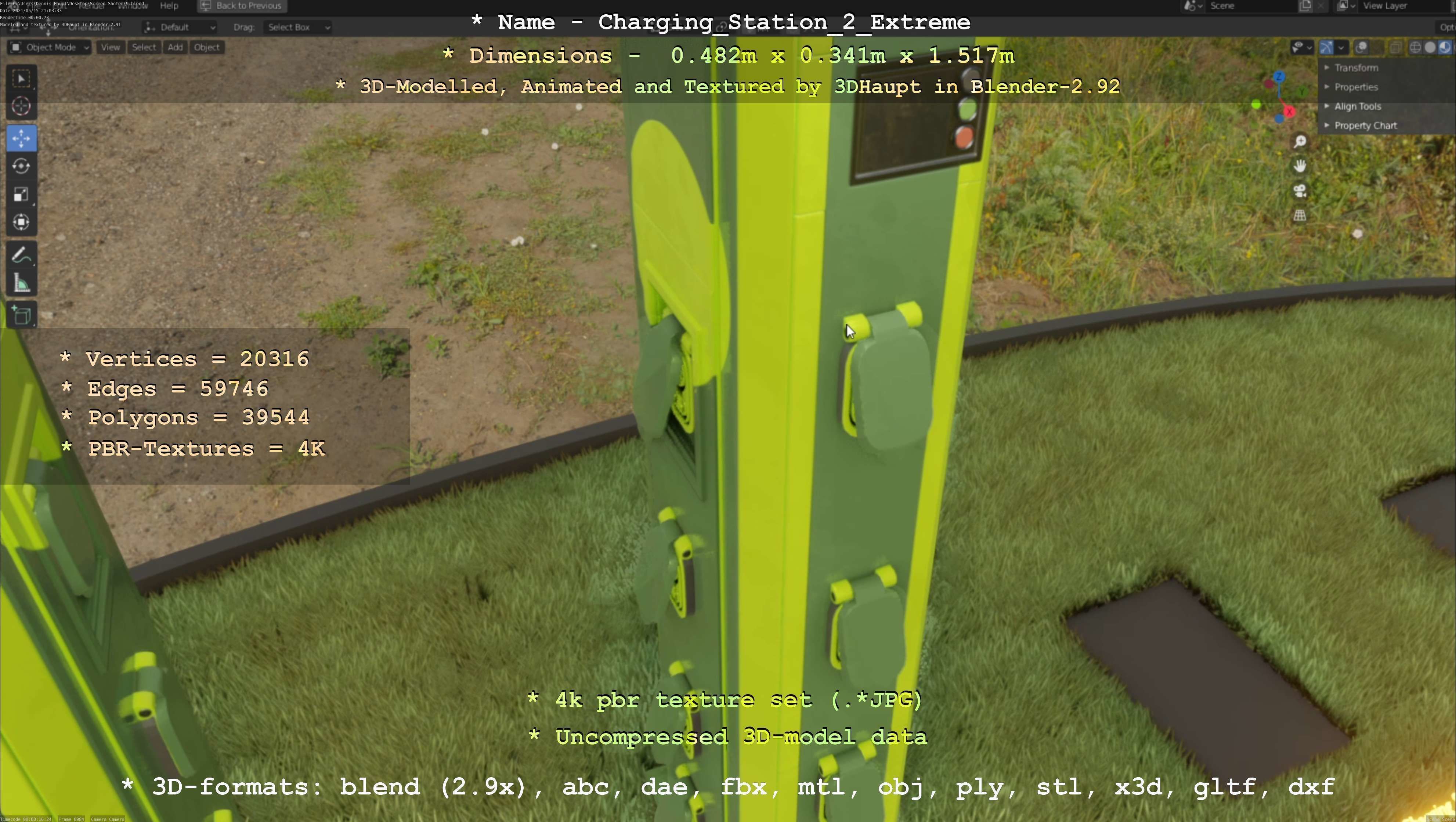 Charging Station Version 2 Extreme 3D model_101