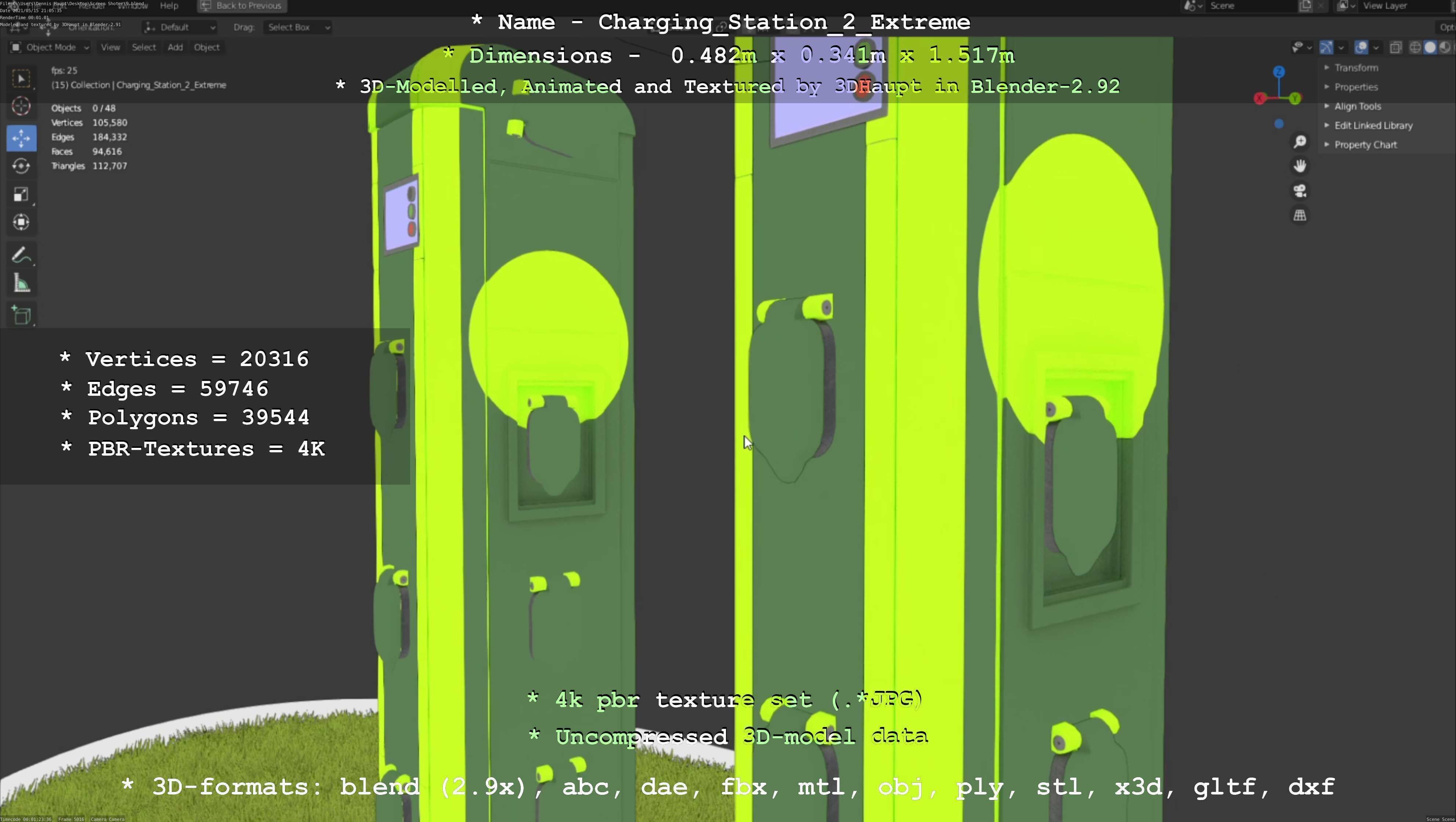 Charging Station Version 2 Extreme 3D model_23