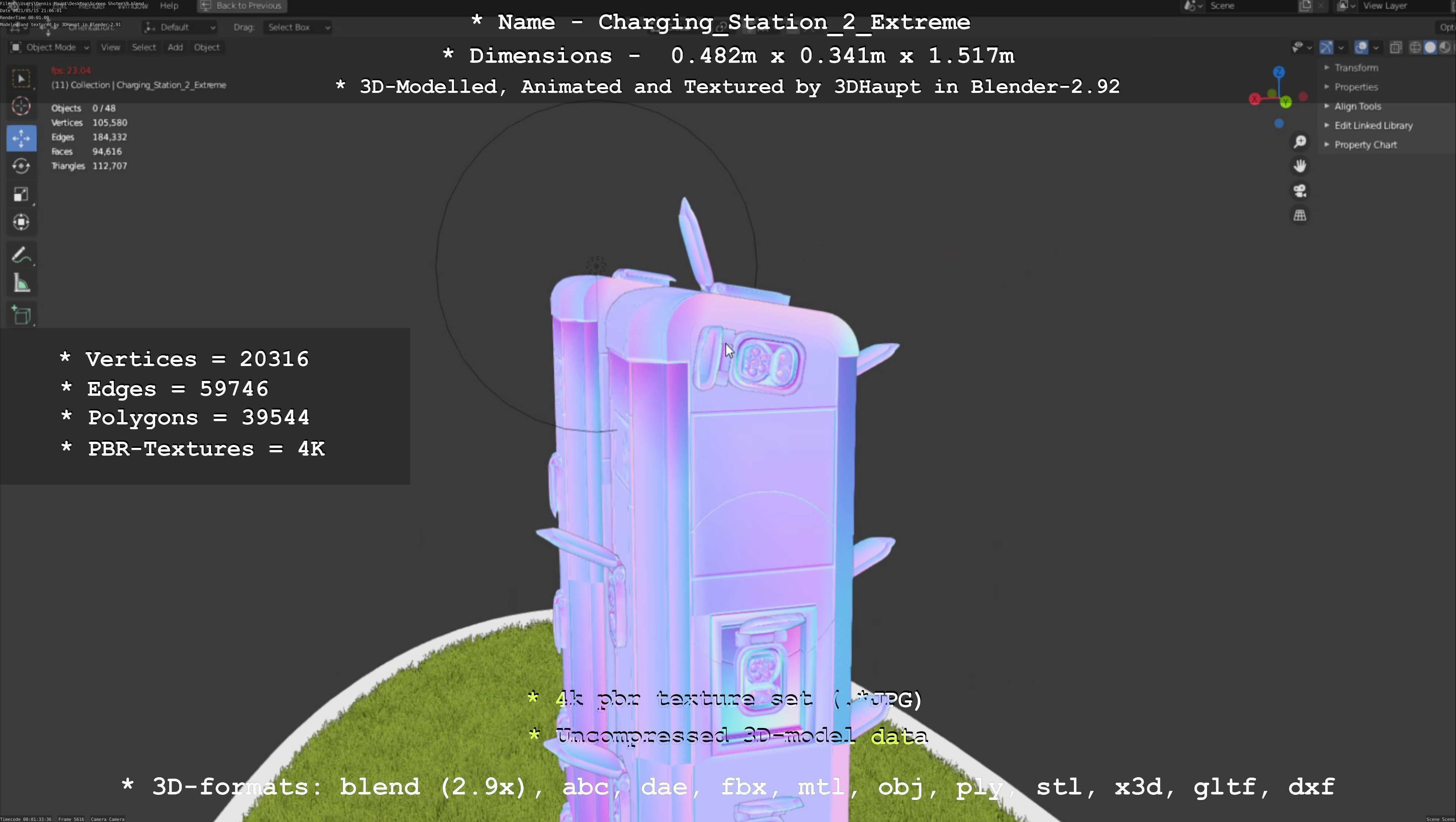 Charging Station Version 2 Extreme 3D model_73