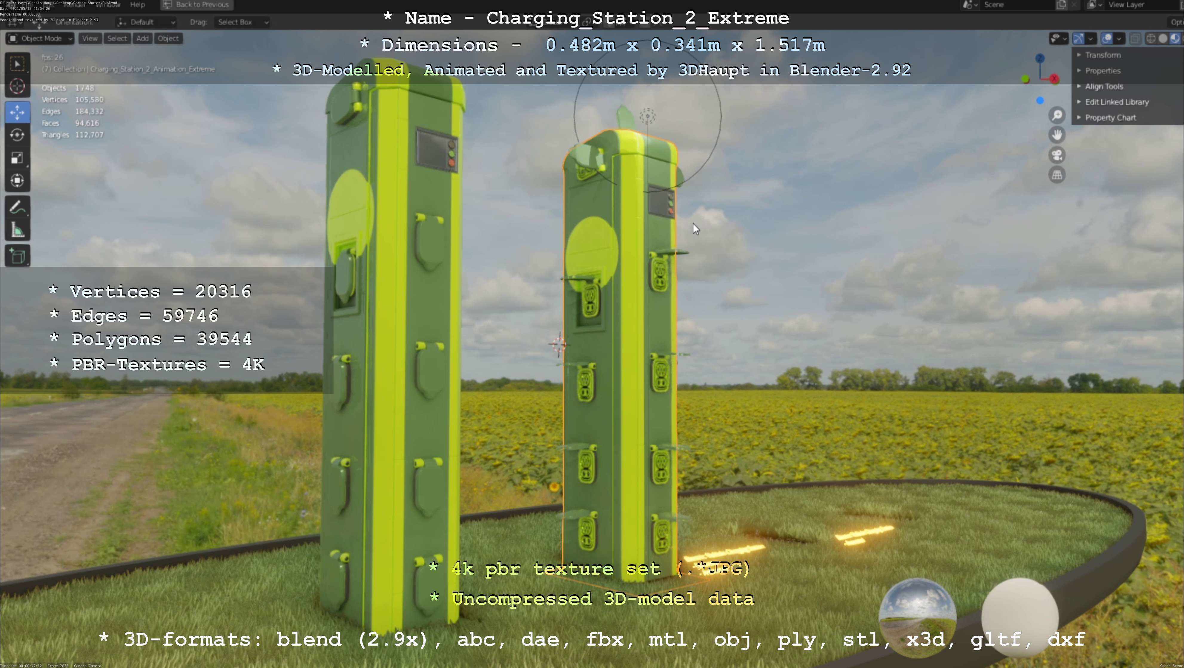 Charging Station Version 2 Extreme 3D model_123