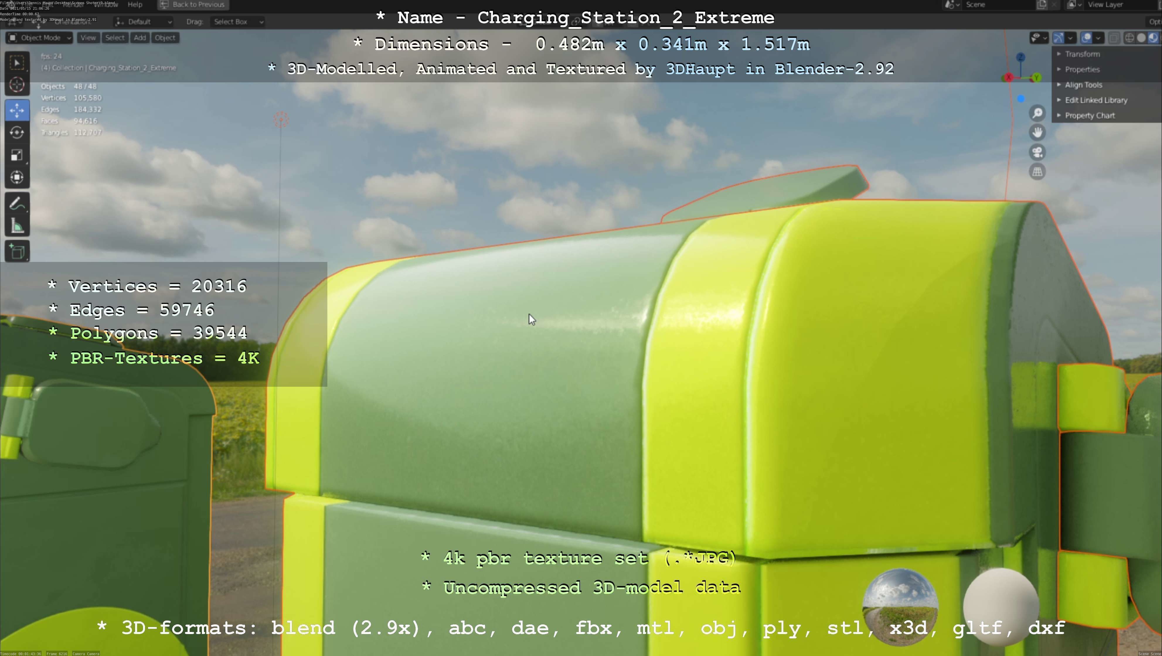 Charging Station Version 2 Extreme 3D model_30