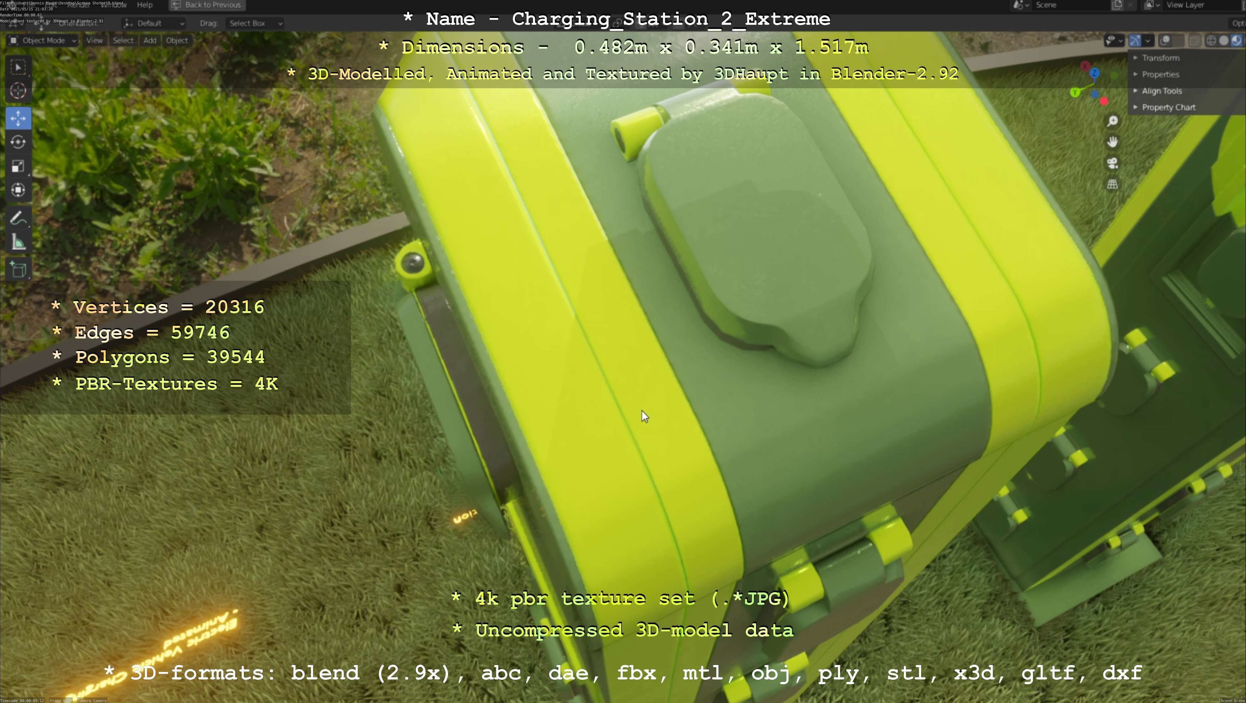 Charging Station Version 2 Extreme 3D model_93