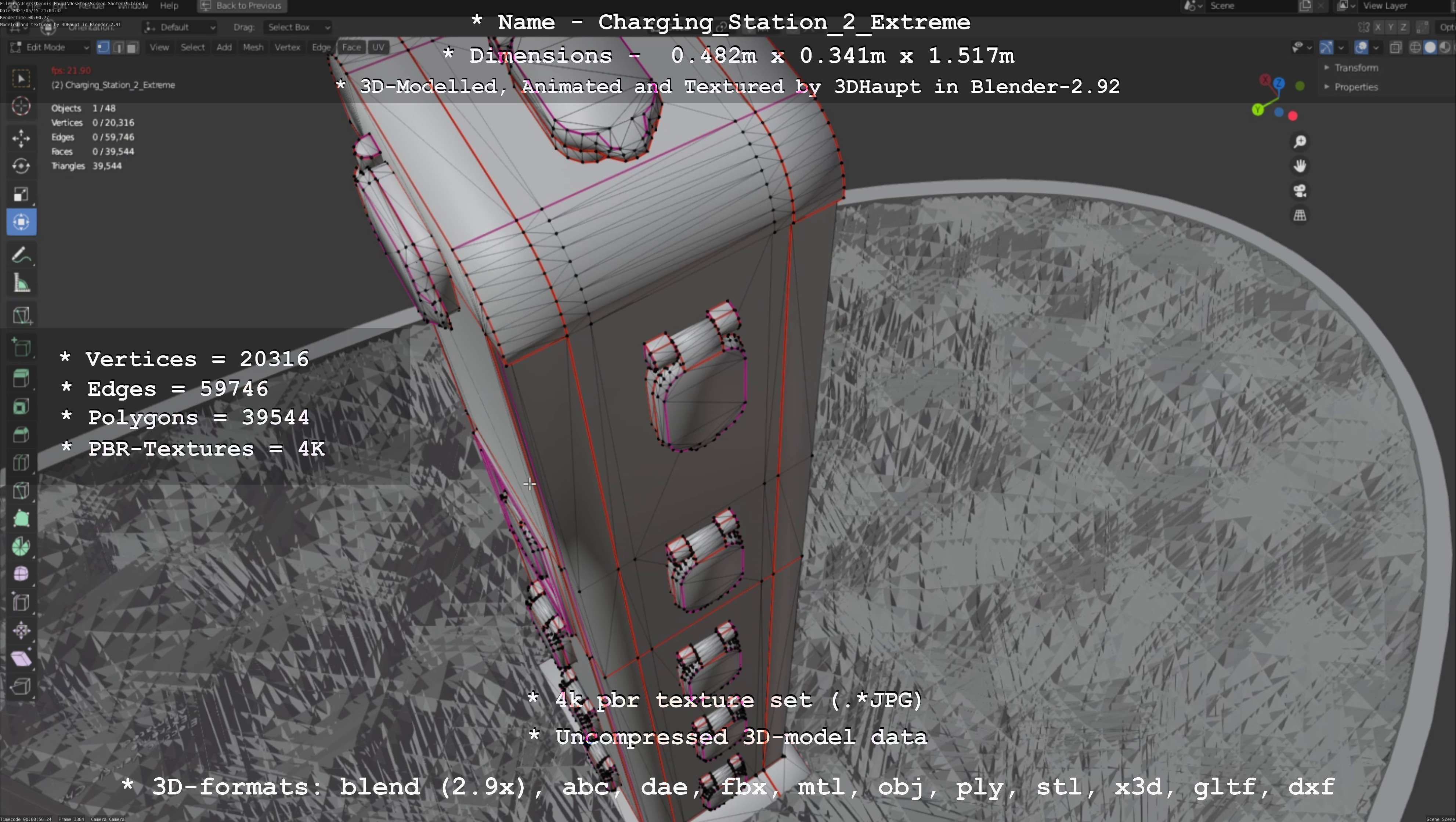 Charging Station Version 2 Extreme 3D model_131