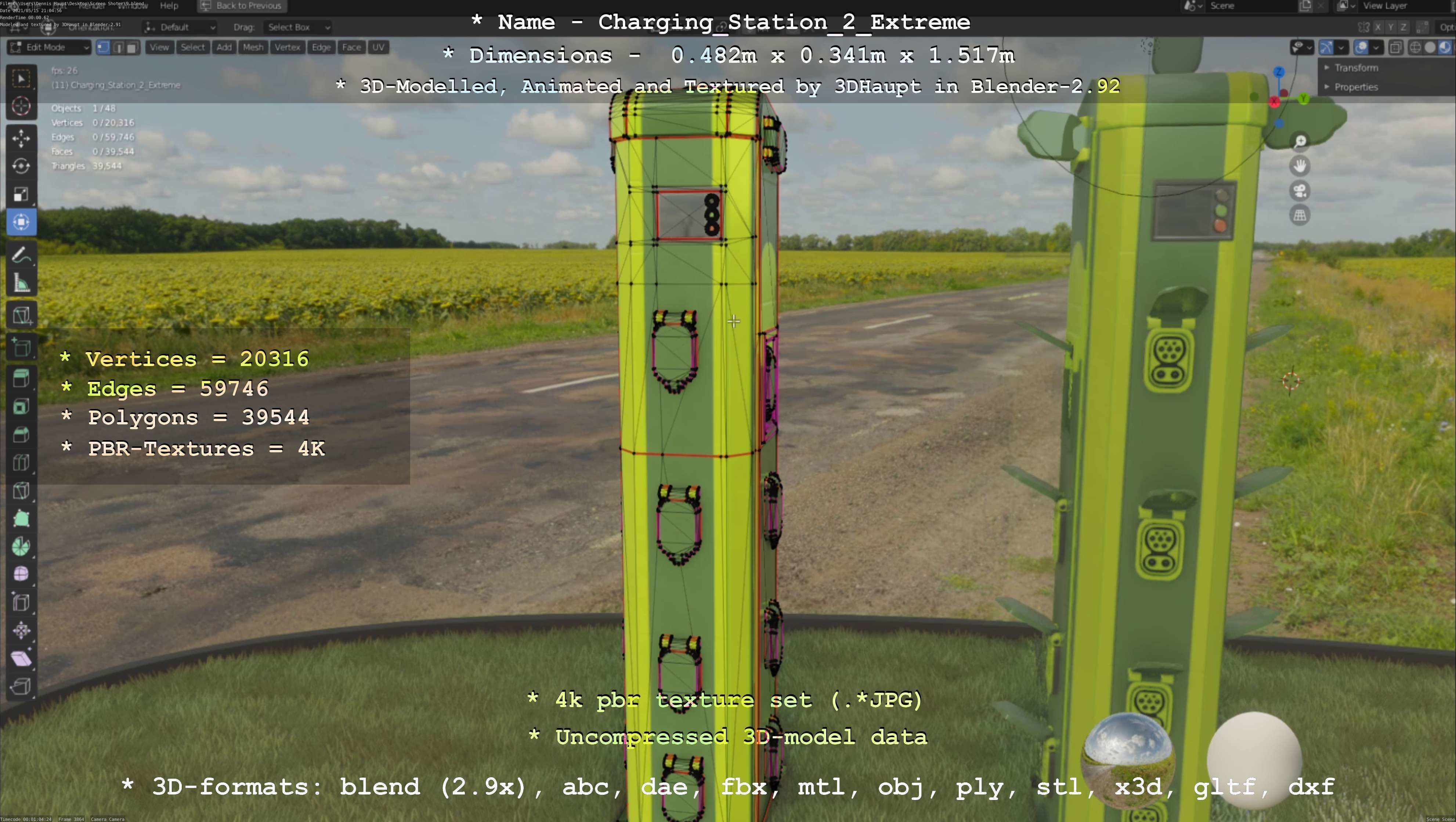 Charging Station Version 2 Extreme 3D model_66