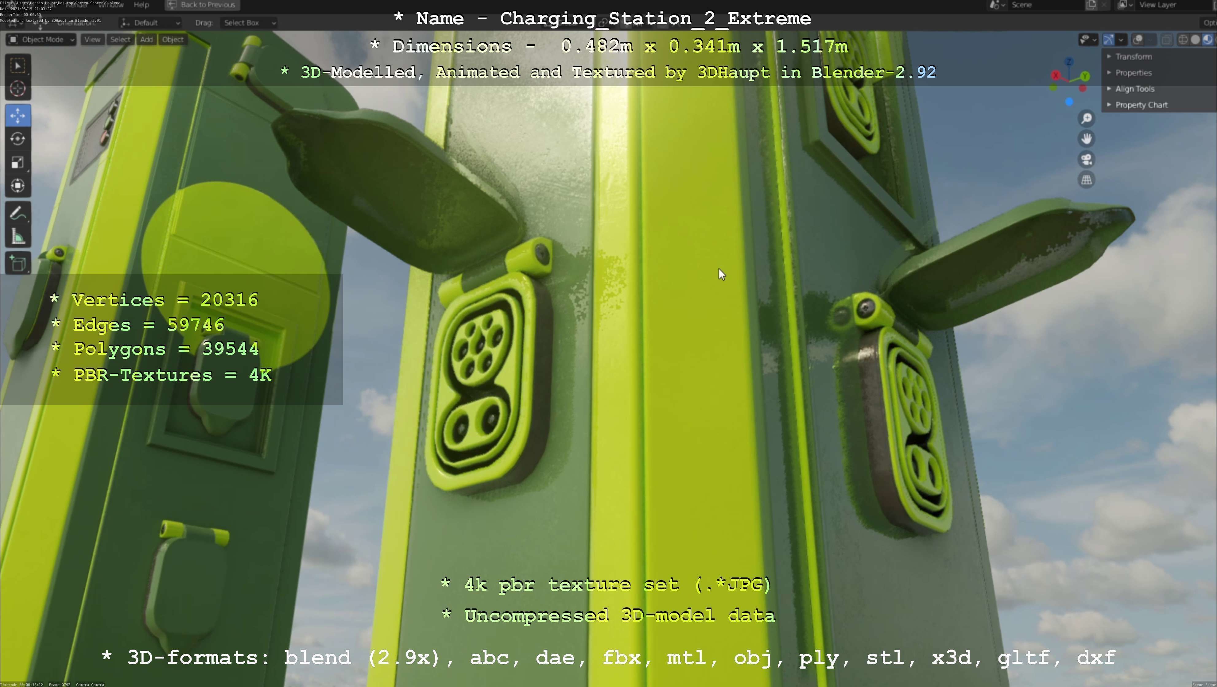 Charging Station Version 2 Extreme 3D model_47