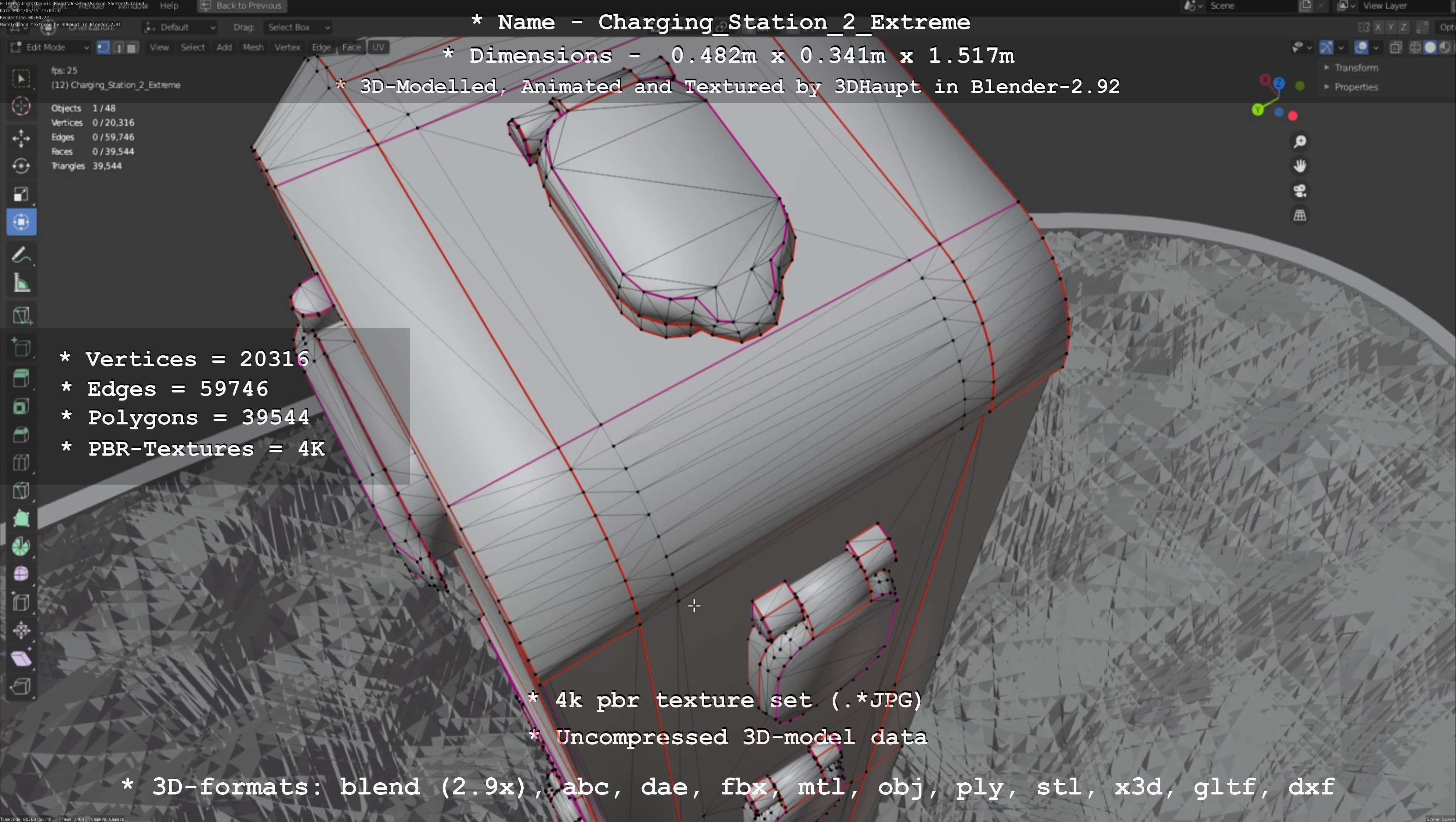 Charging Station Version 2 Extreme 3D model_14