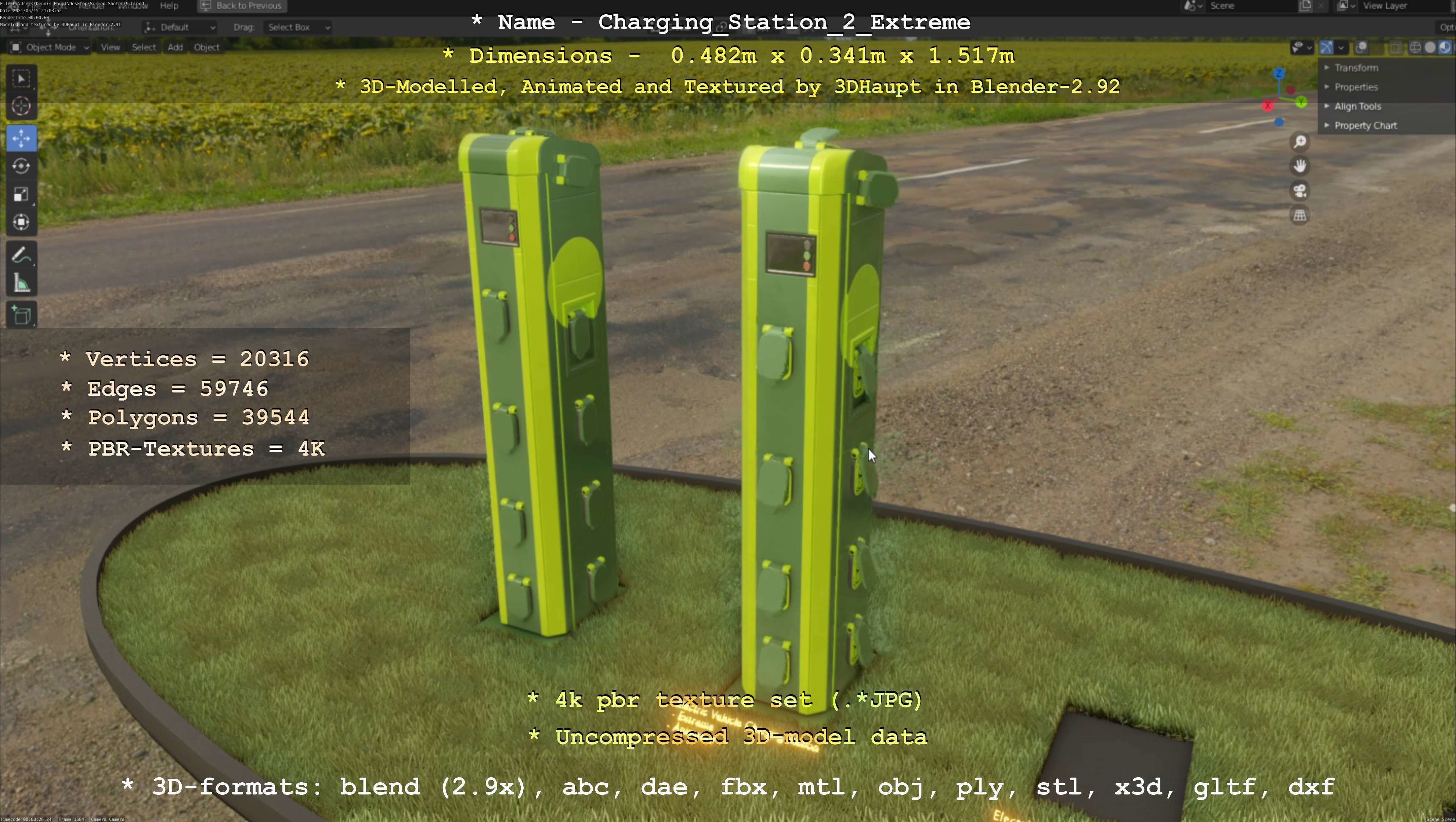 Charging Station Version 2 Extreme 3D model_108