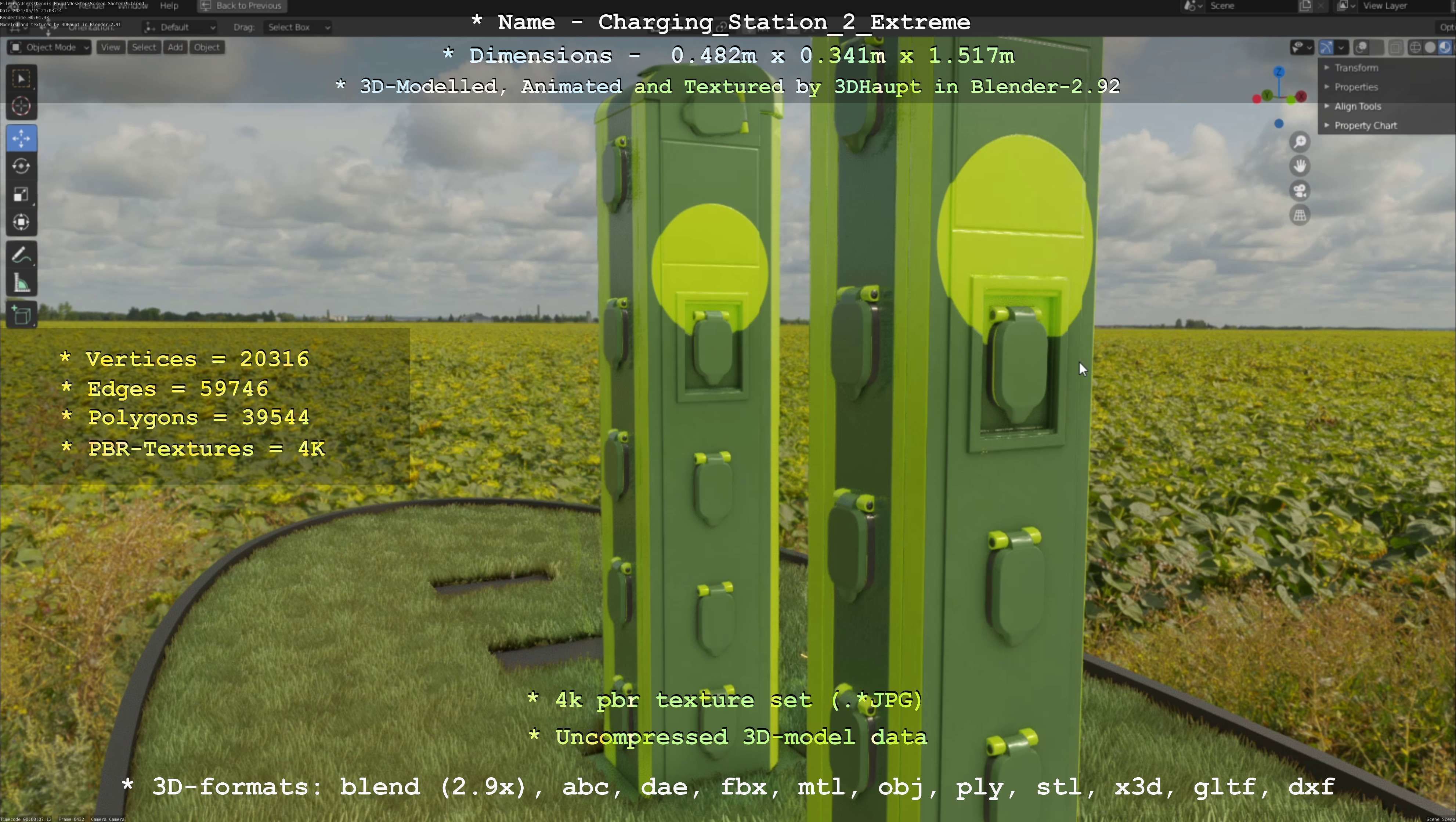 Charging Station Version 2 Extreme 3D model_45