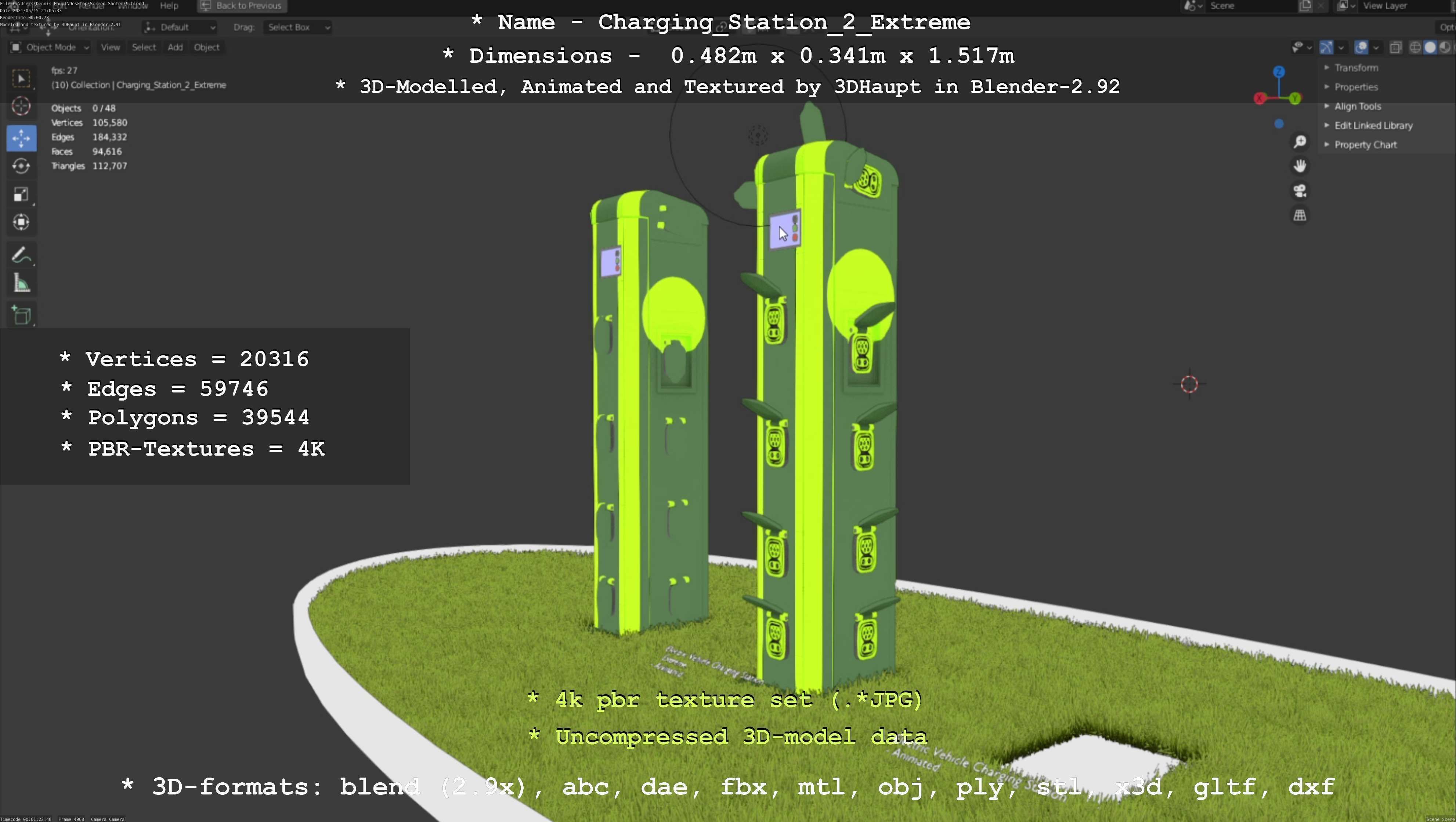 Charging Station Version 2 Extreme 3D model_61