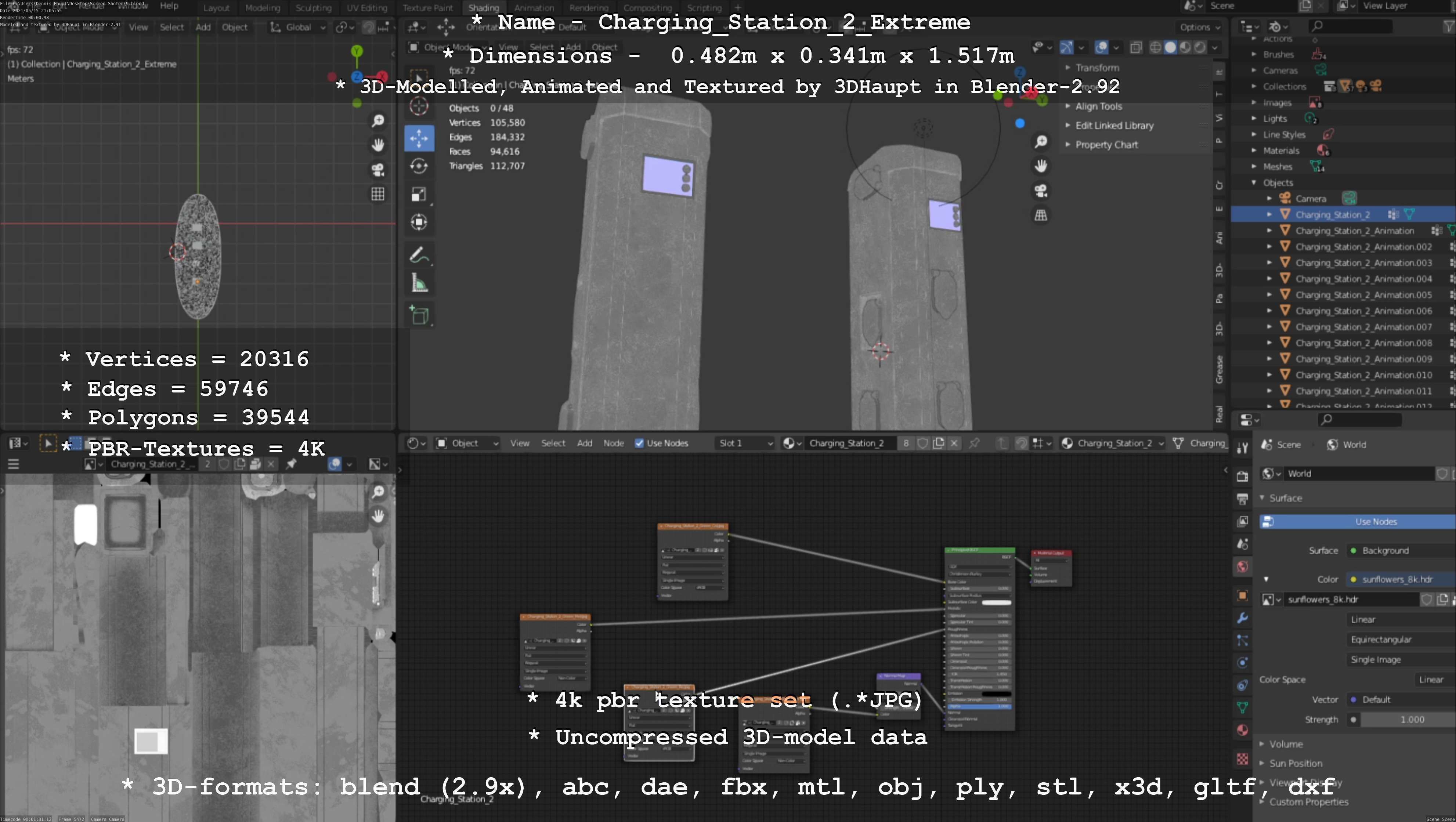 Charging Station Version 2 Extreme 3D model_68