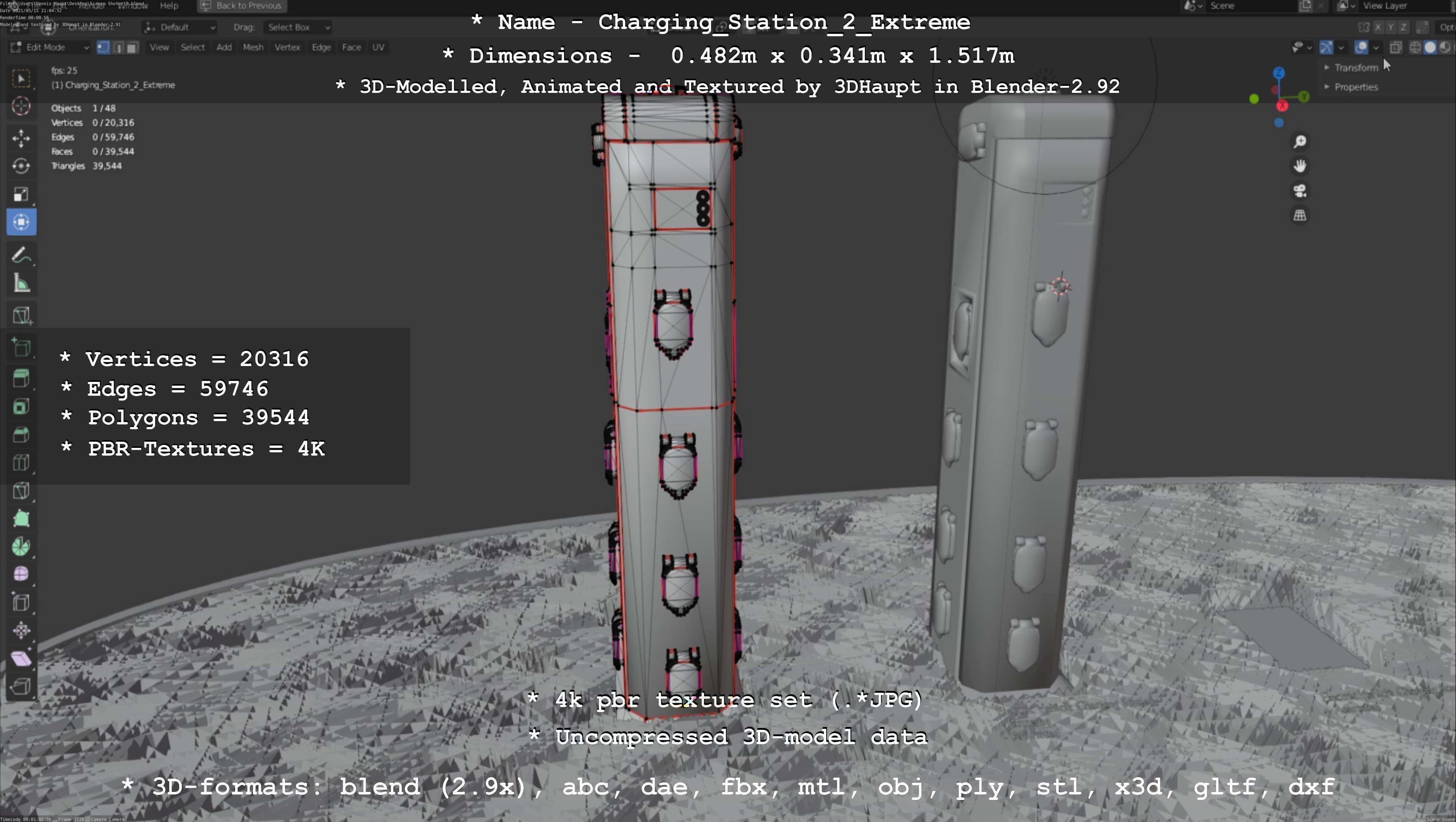 Charging Station Version 2 Extreme 3D model_136