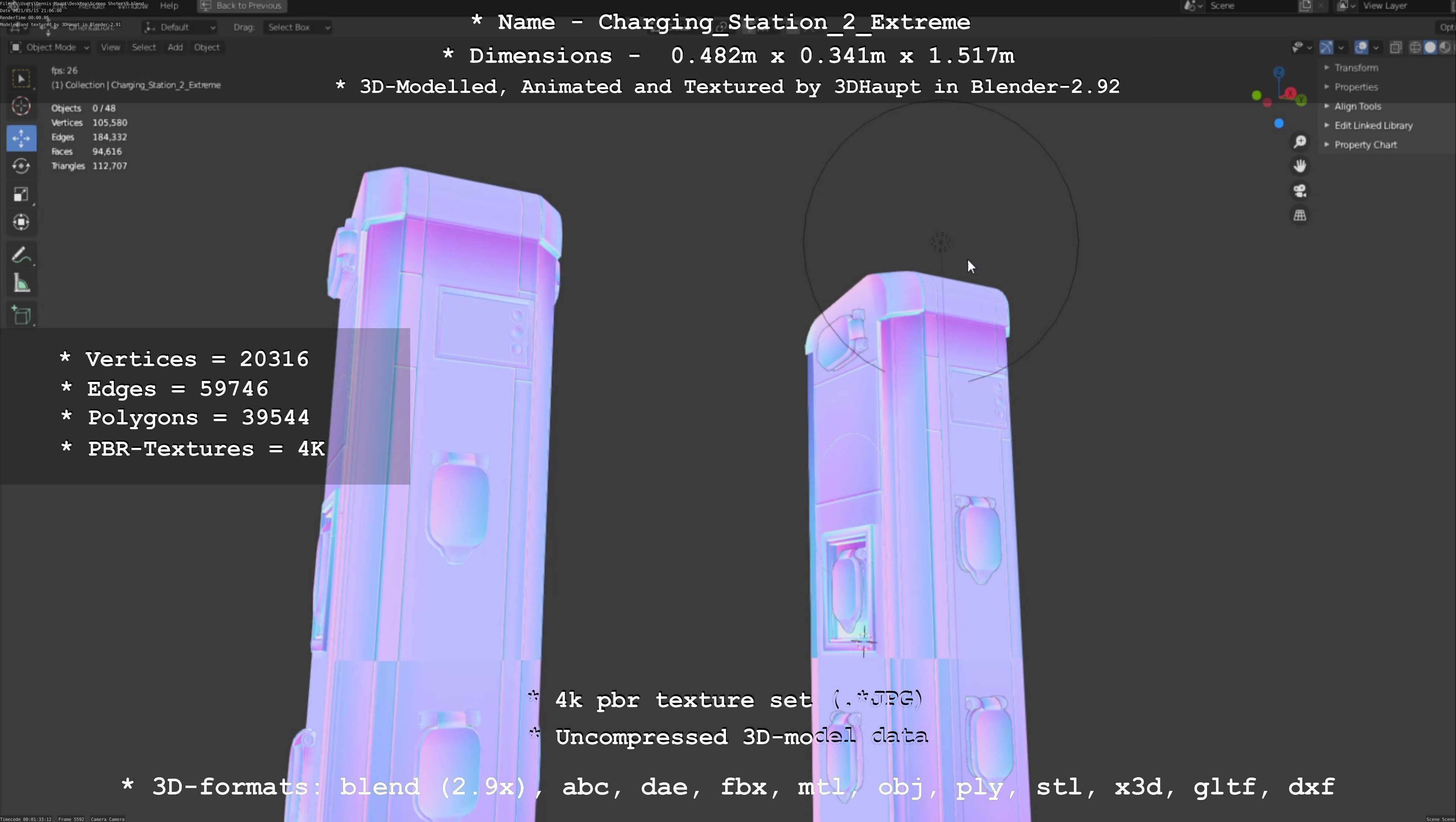 Charging Station Version 2 Extreme 3D model_72