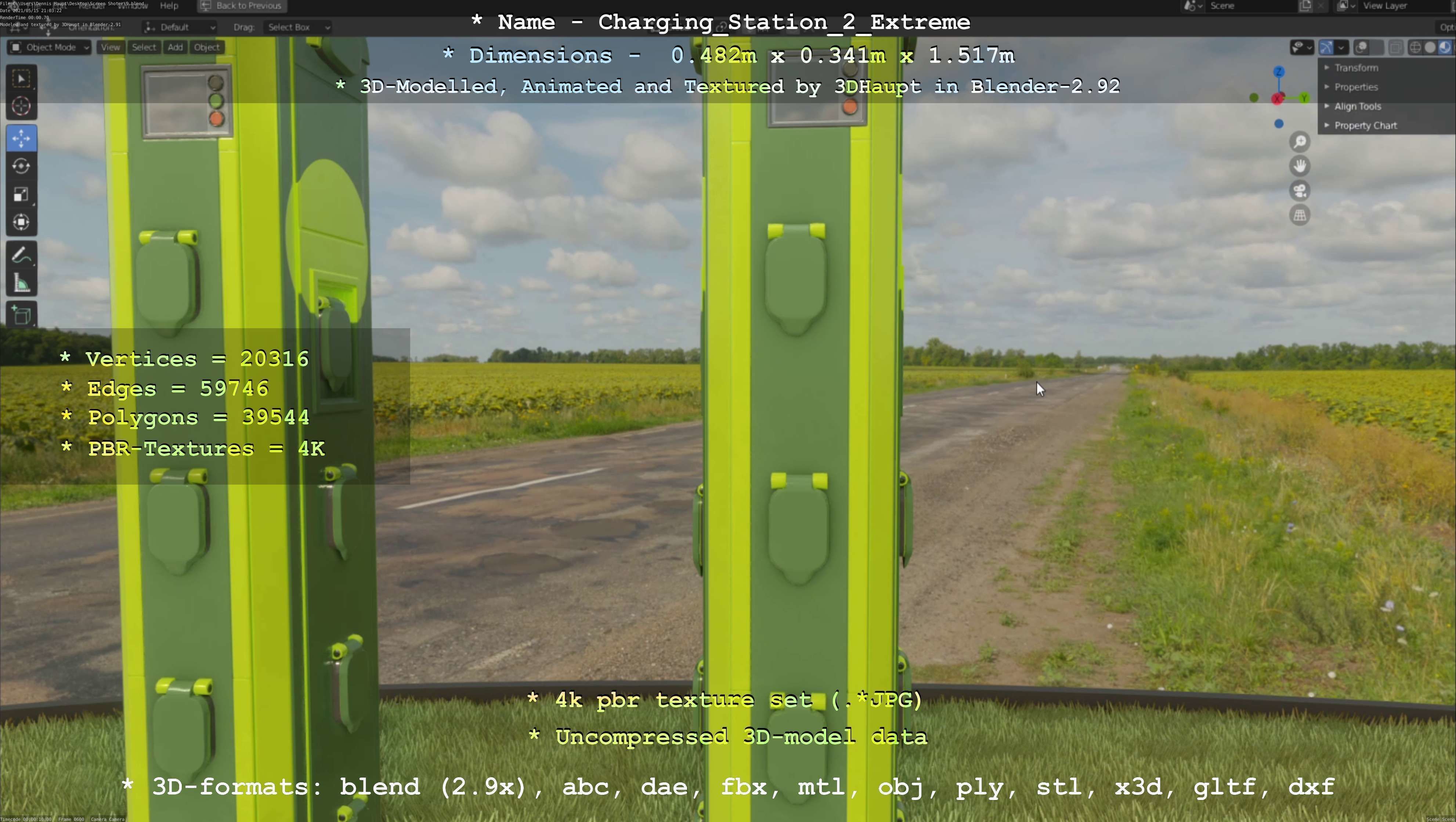 Charging Station Version 2 Extreme 3D model_95