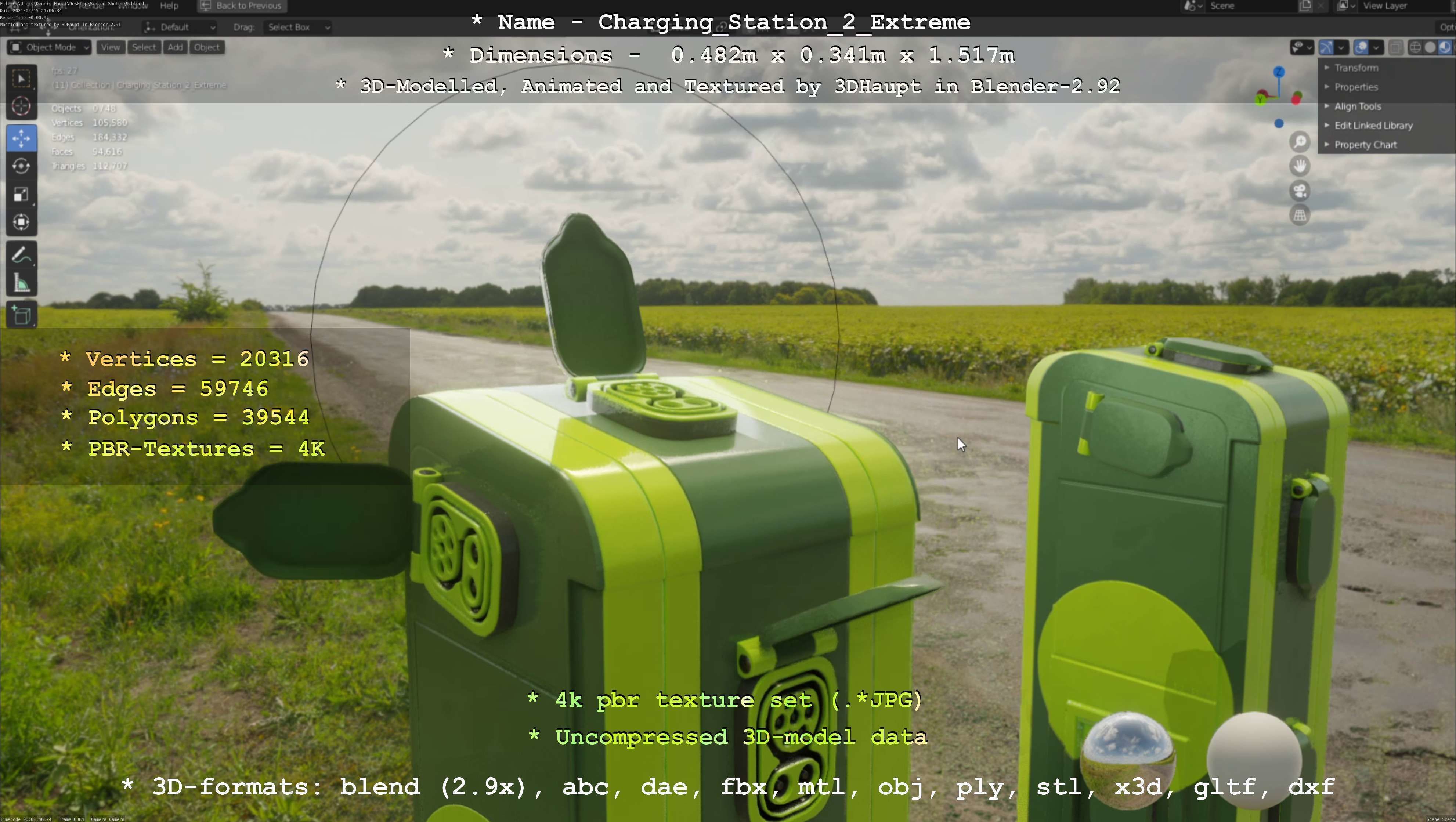 Charging Station Version 2 Extreme 3D model_83