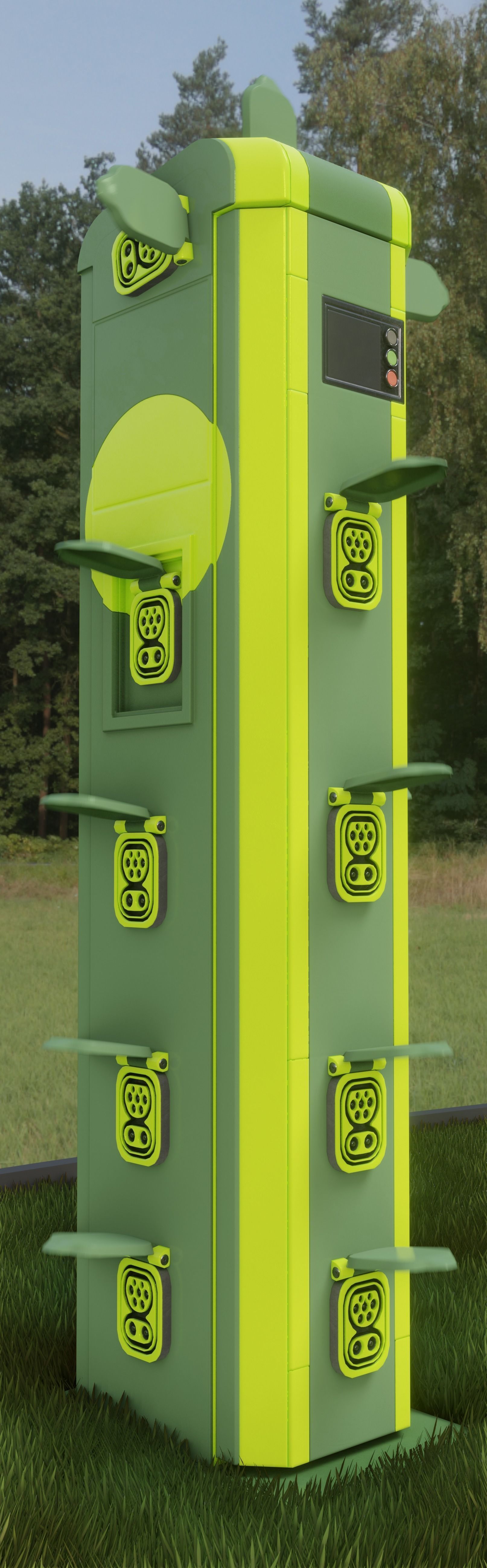 Charging Station Version 2 Extreme 3D model_3