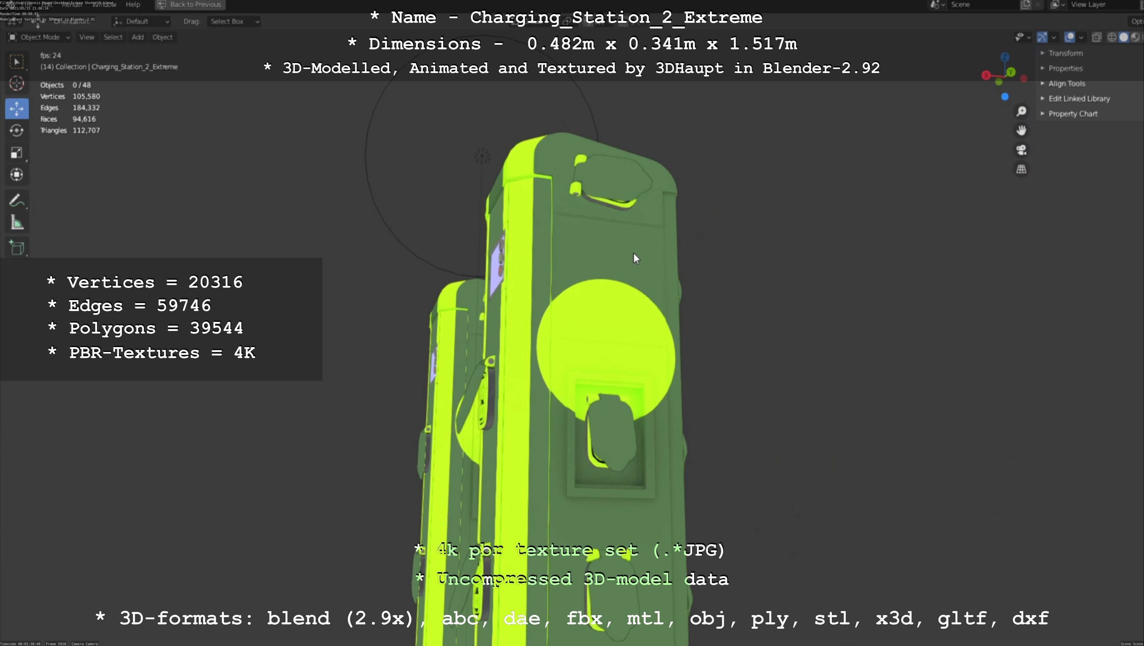 Charging Station Version 2 Extreme 3D model_78