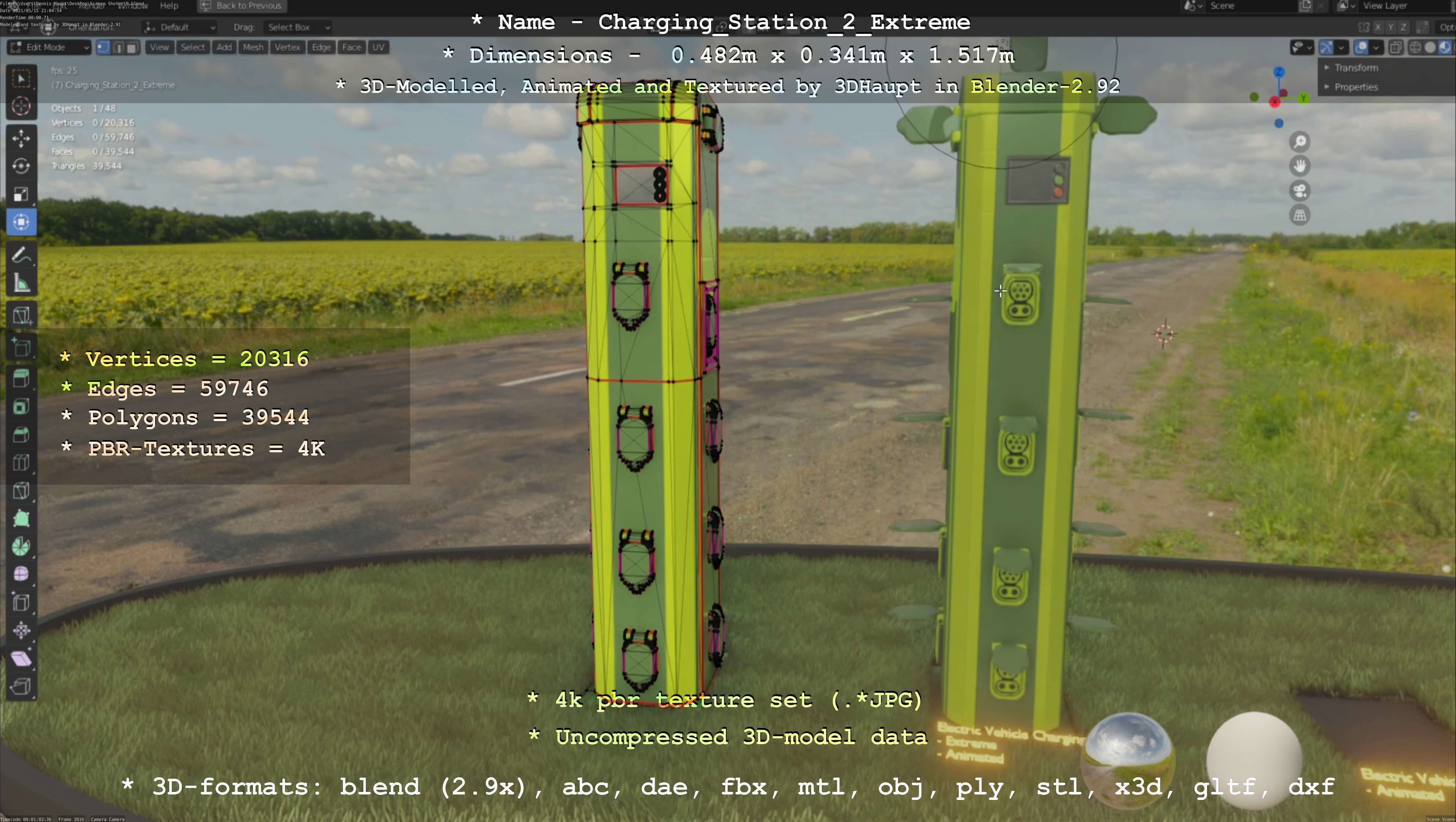 Charging Station Version 2 Extreme 3D model_139
