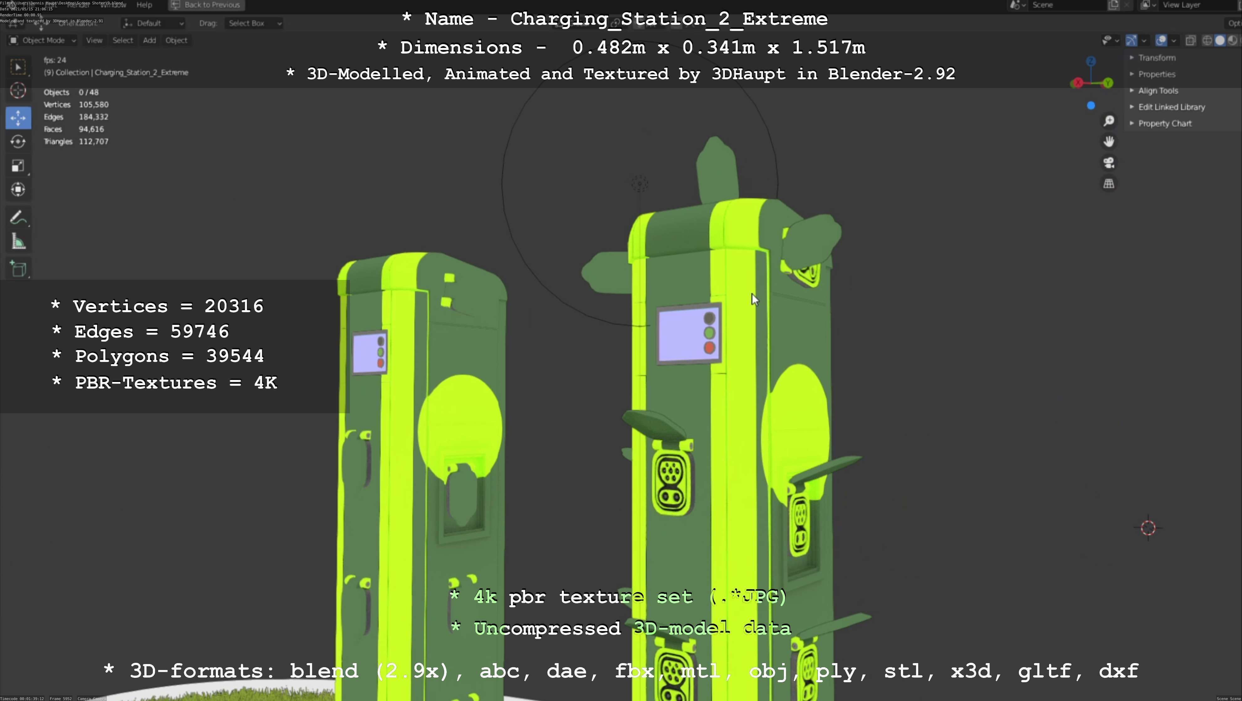 Charging Station Version 2 Extreme 3D model_79