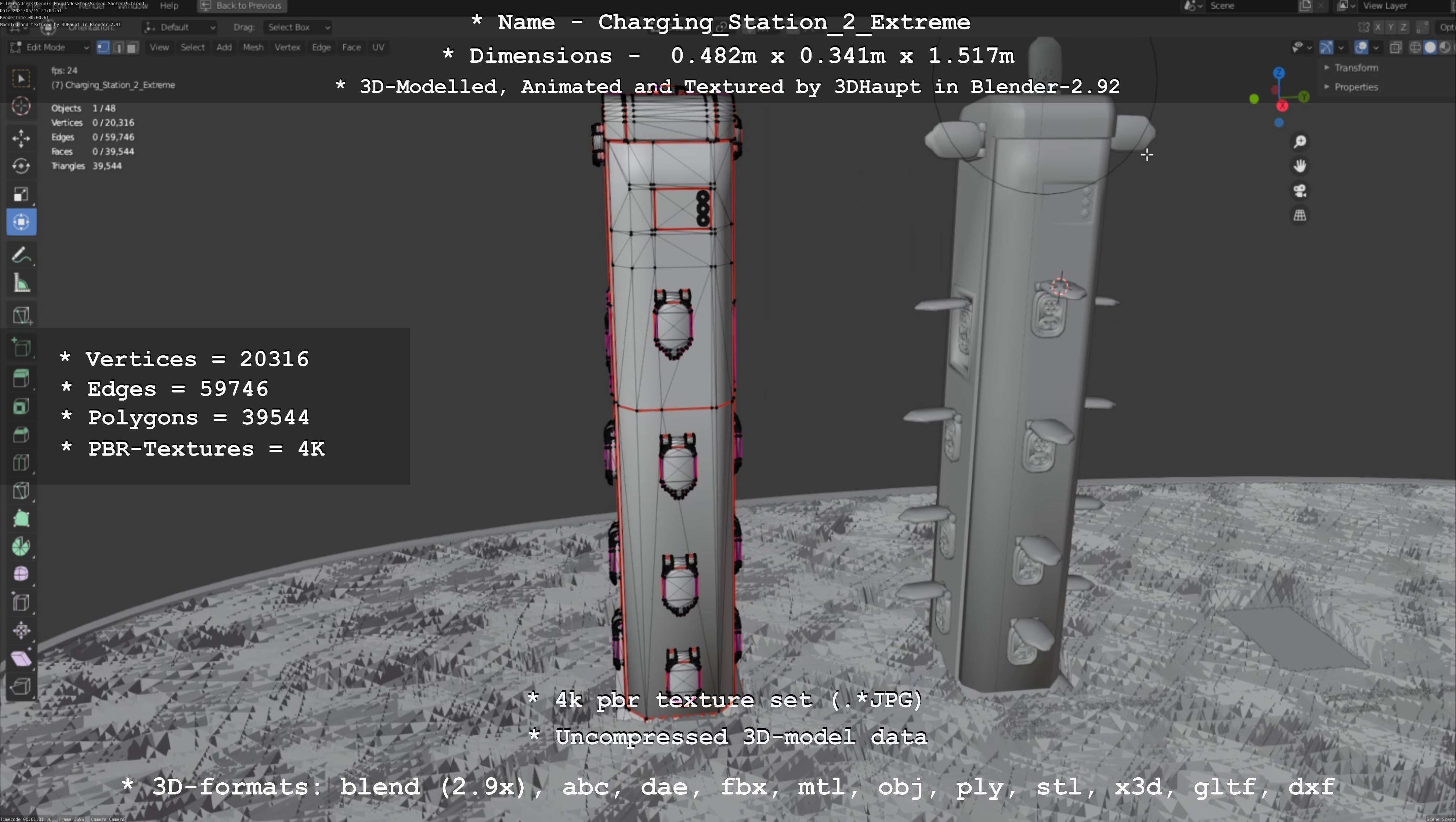 Charging Station Version 2 Extreme 3D model_135