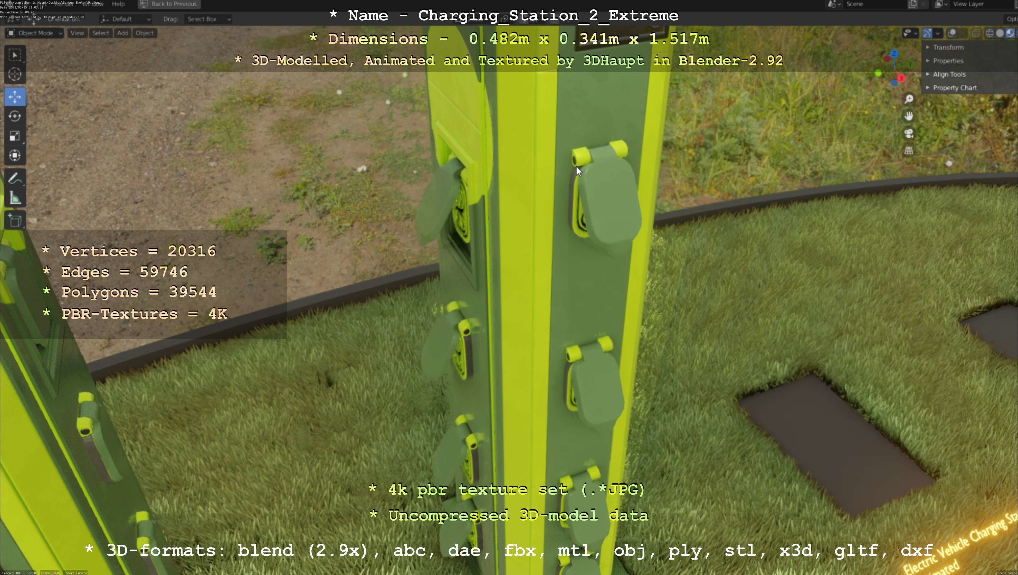 Charging Station Version 2 Extreme 3D model_100