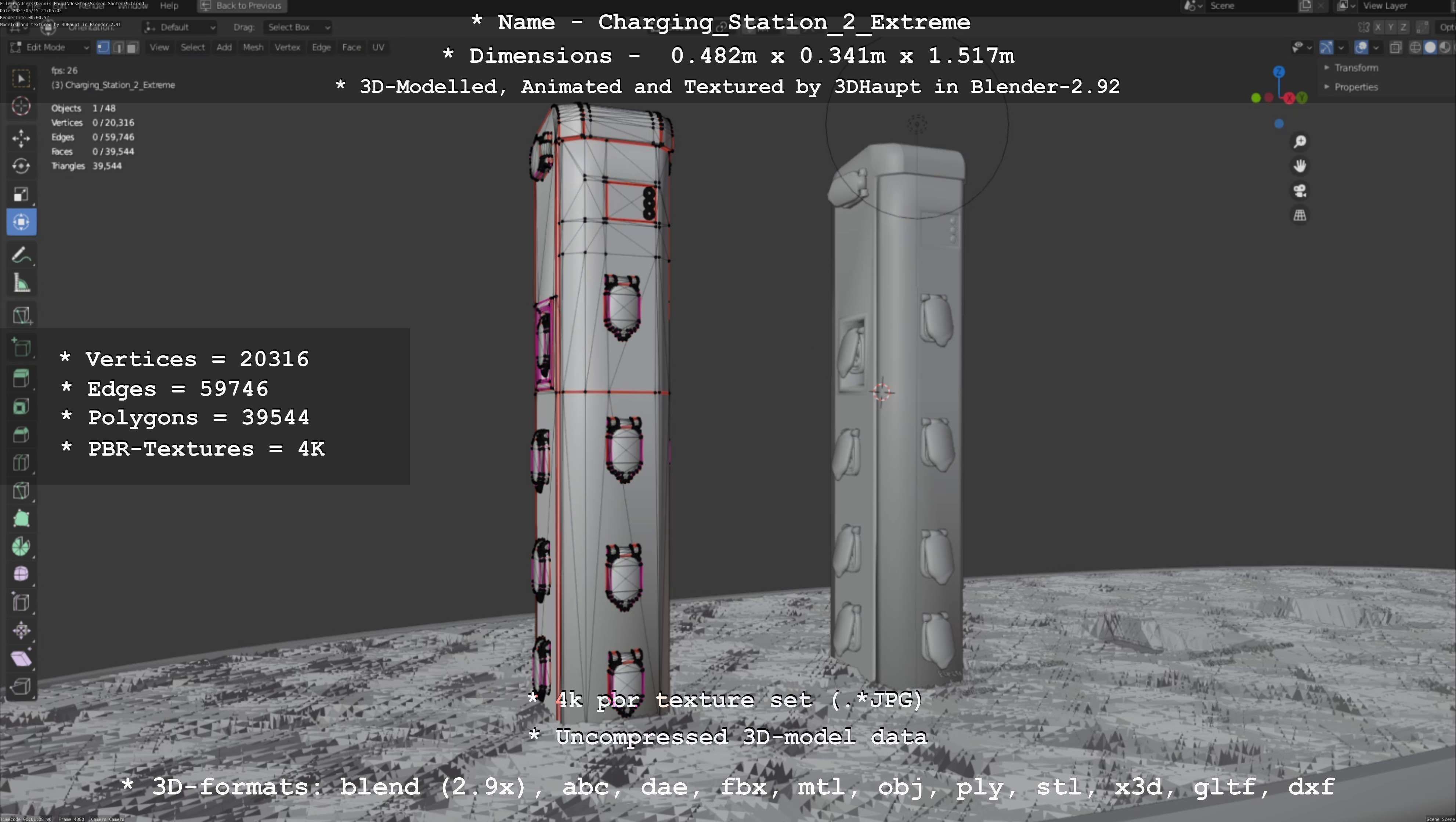 Charging Station Version 2 Extreme 3D model_77