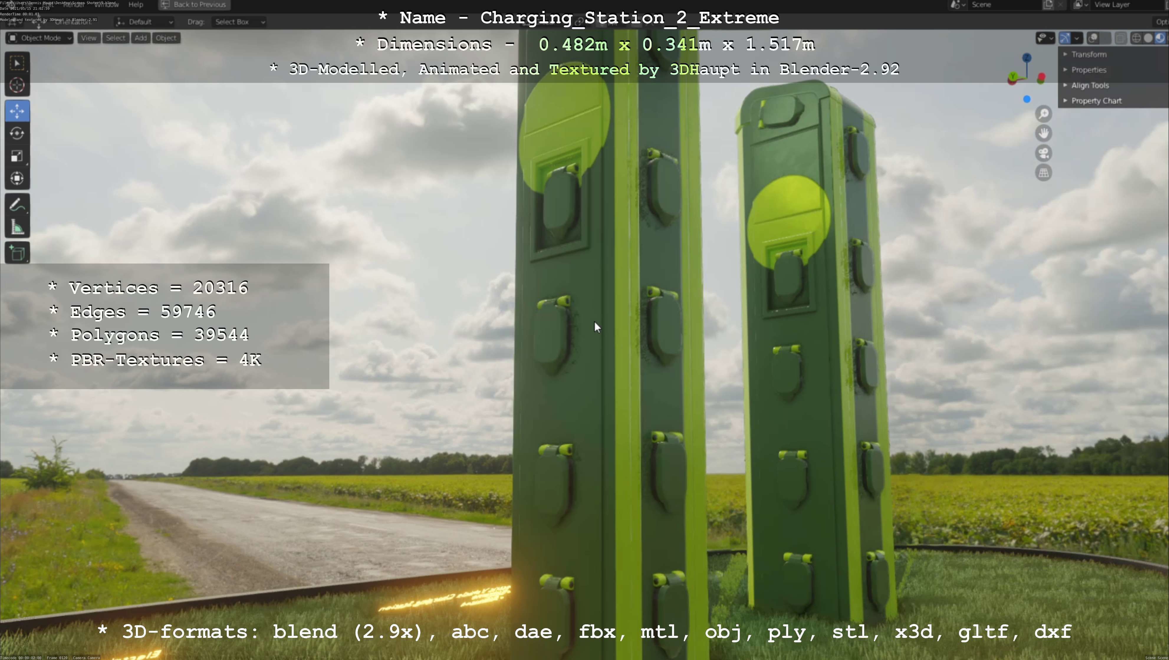 Charging Station Version 2 Extreme 3D model_42