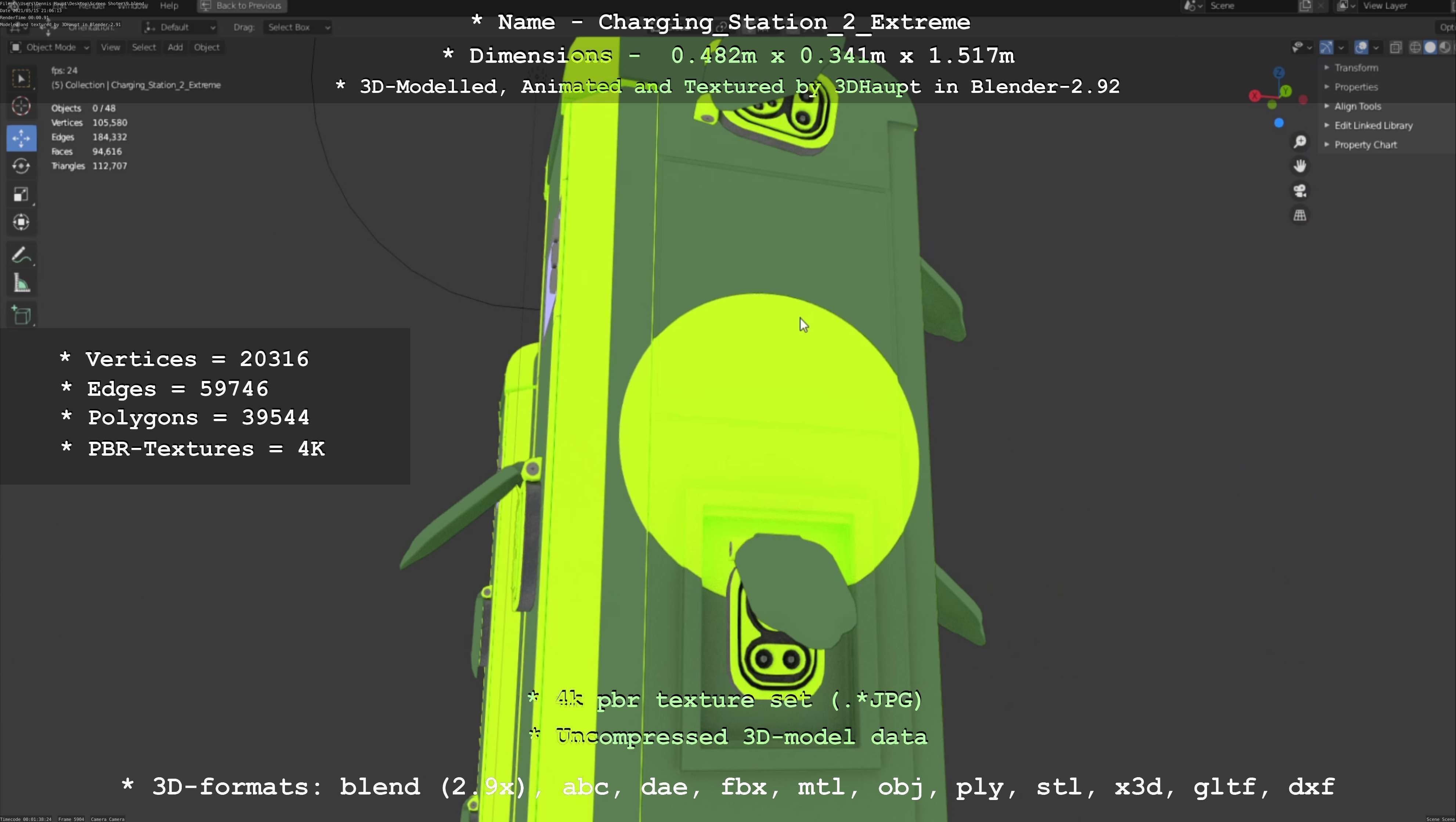 Charging Station Version 2 Extreme 3D model_76