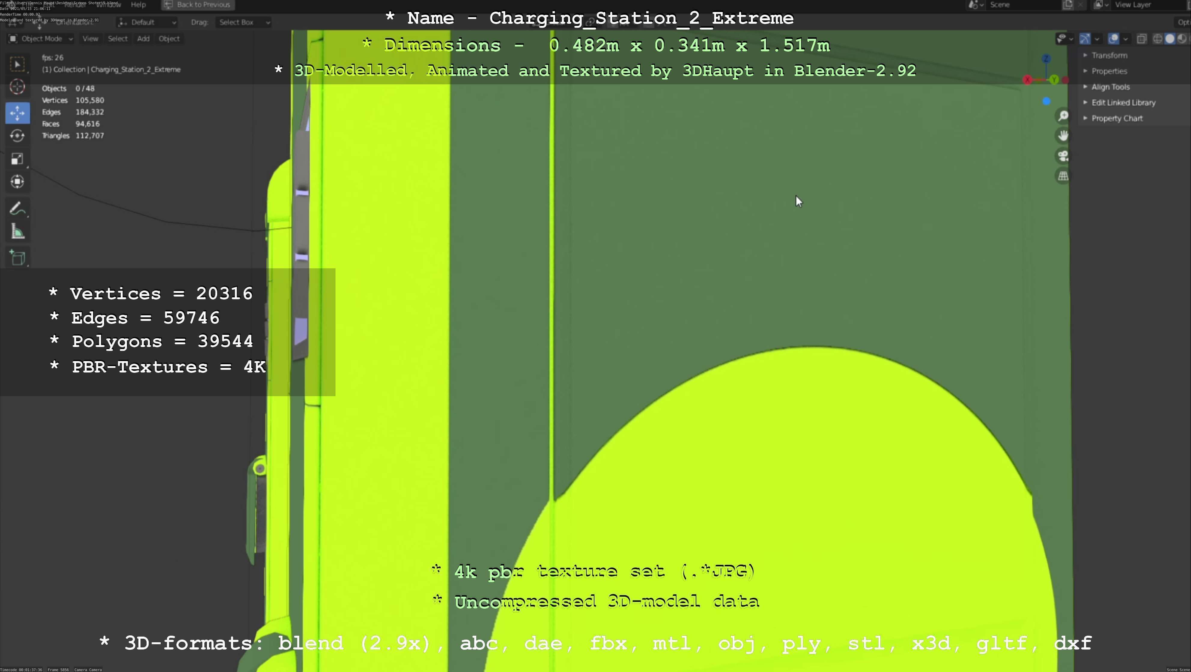 Charging Station Version 2 Extreme 3D model_74