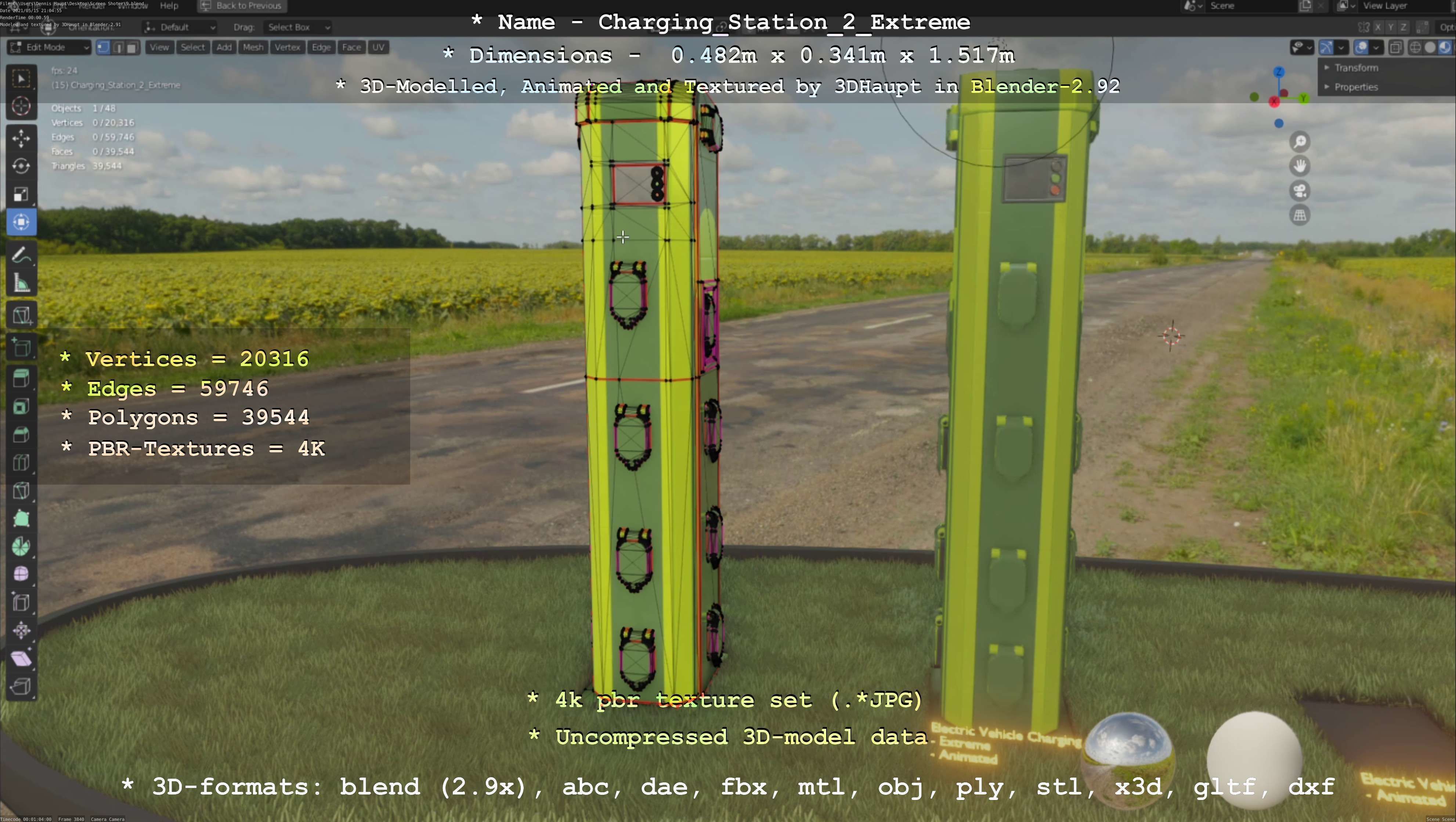 Charging Station Version 2 Extreme 3D model_55