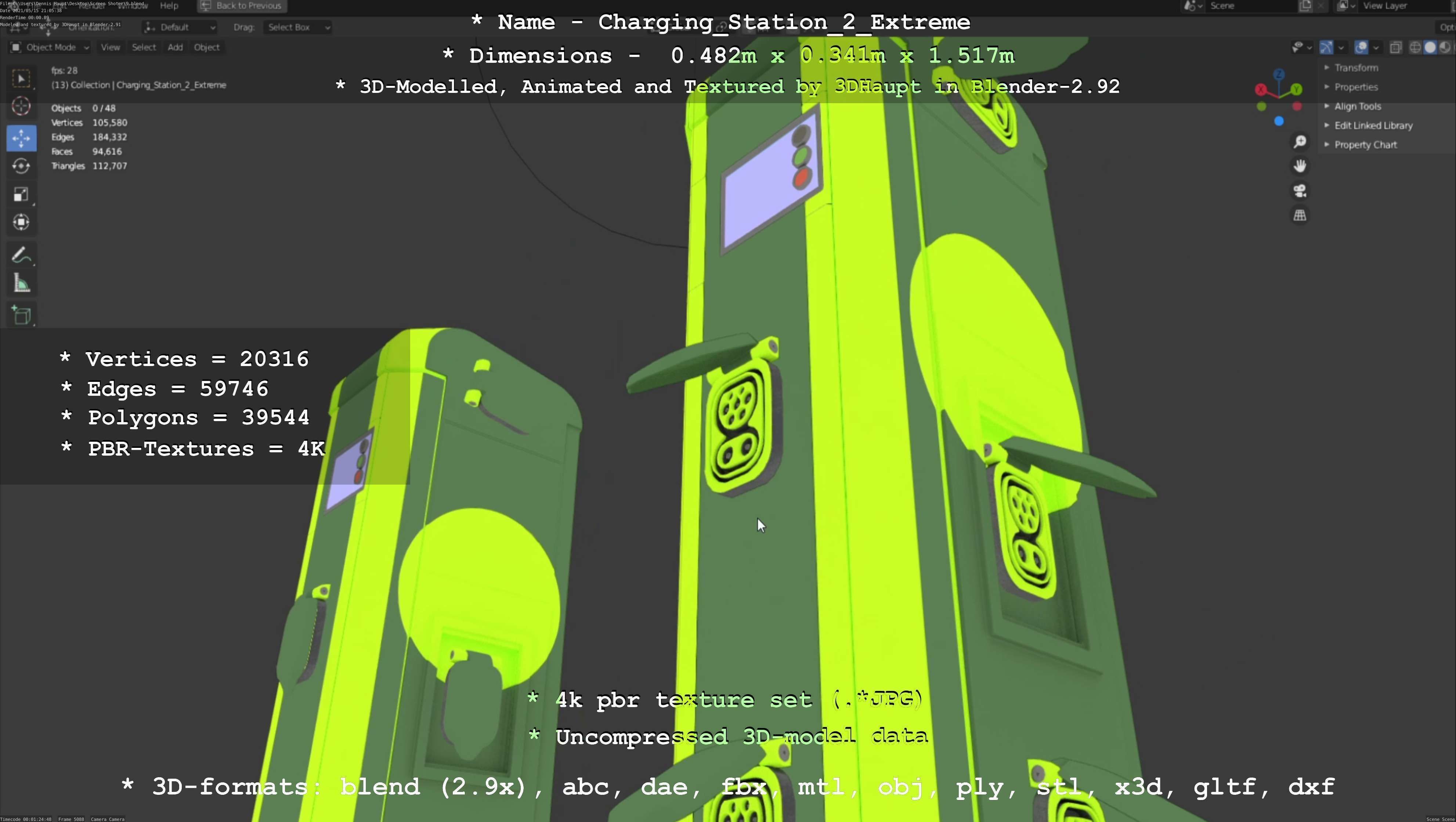 Charging Station Version 2 Extreme 3D model_65