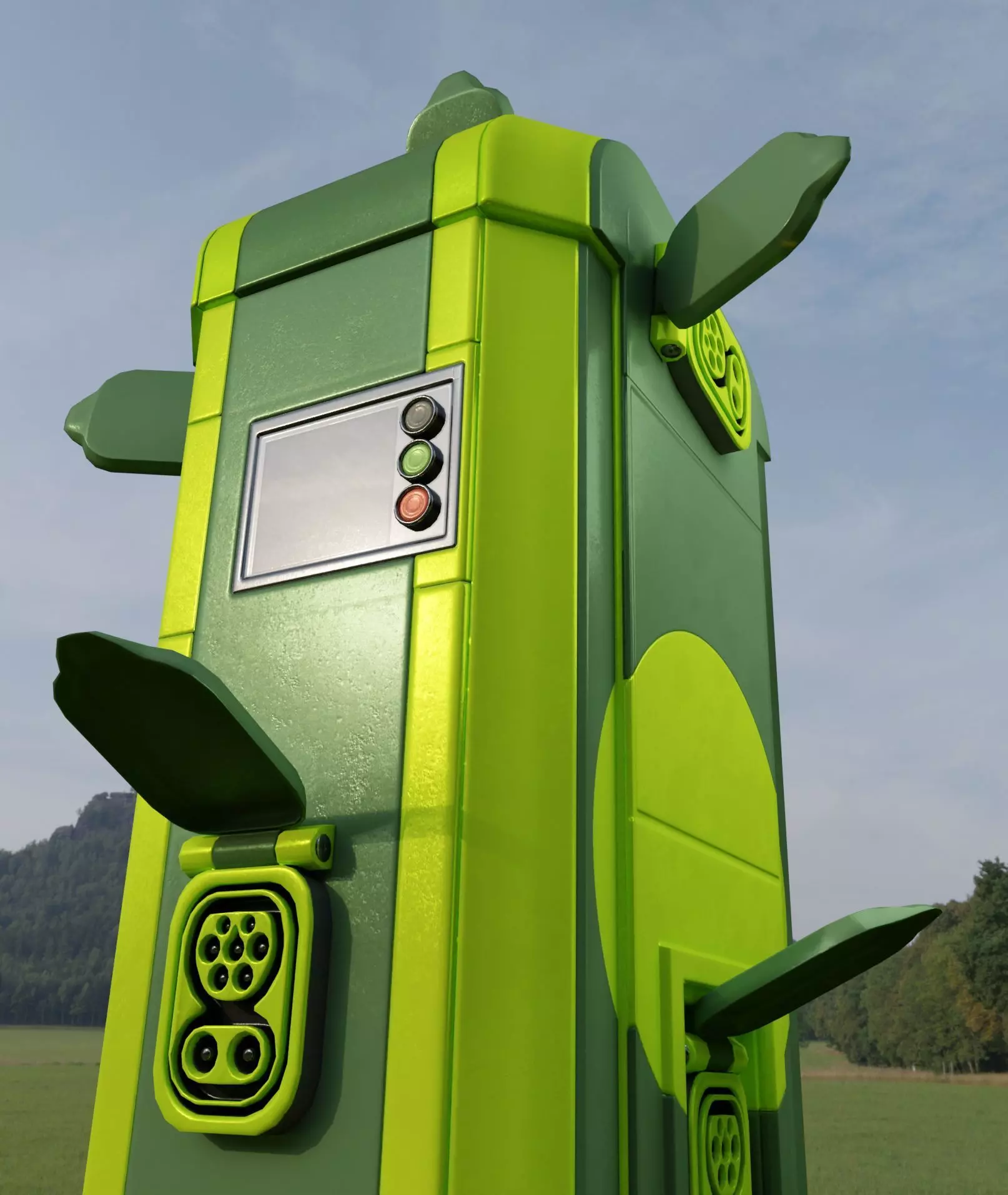 Charging Station Version 2 Extreme 3D model_0
