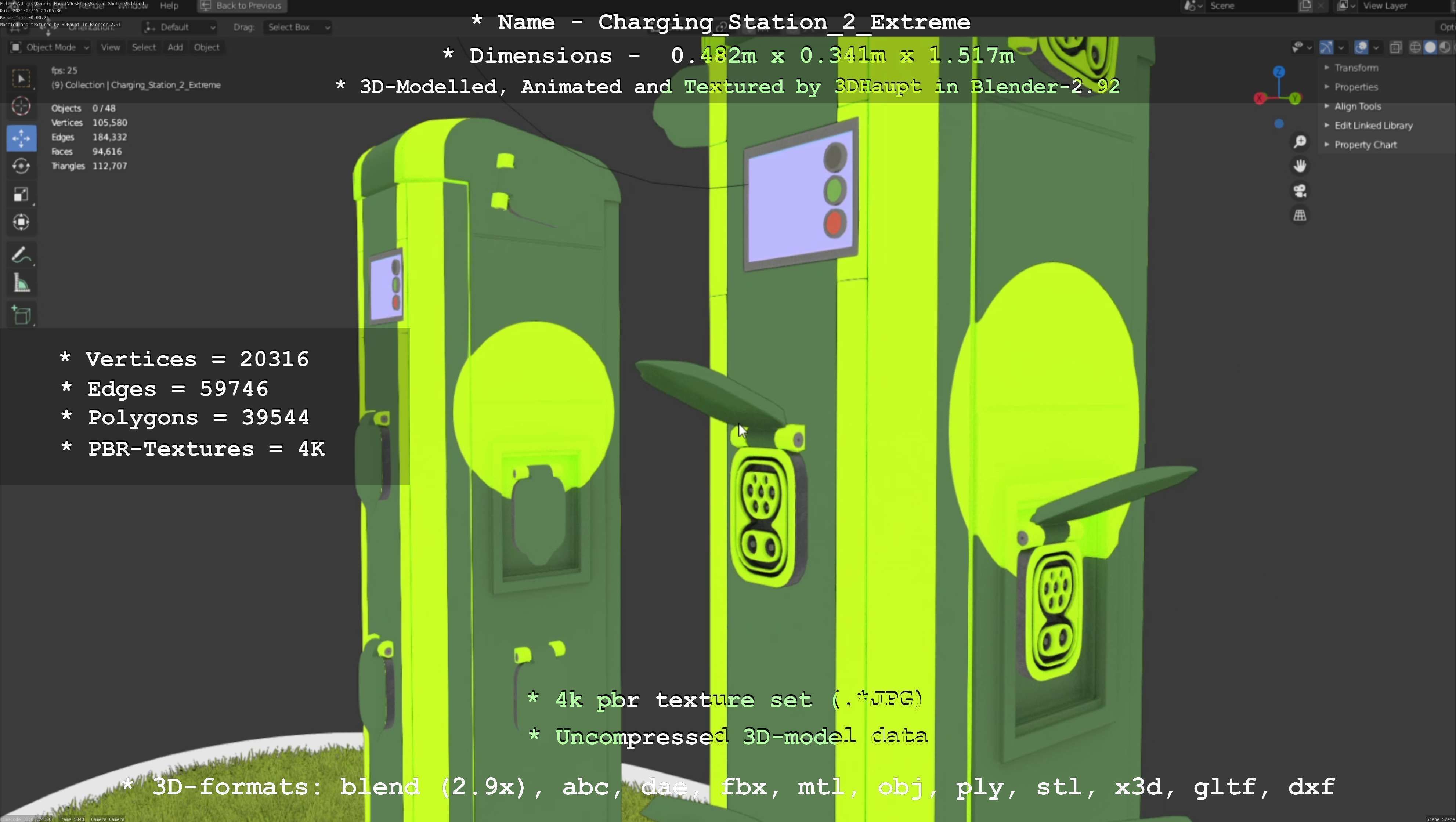 Charging Station Version 2 Extreme 3D model_63