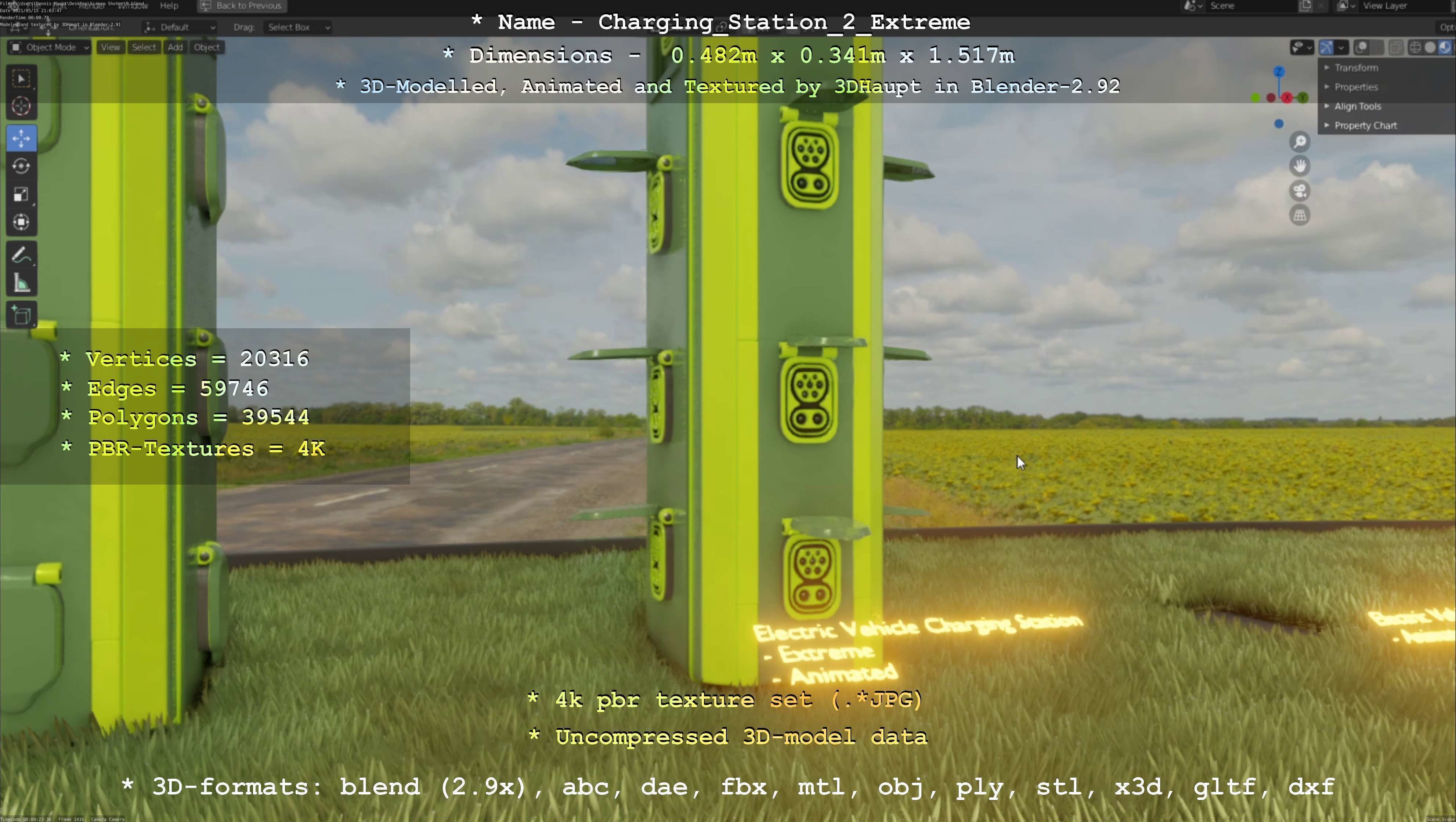 Charging Station Version 2 Extreme 3D model_107
