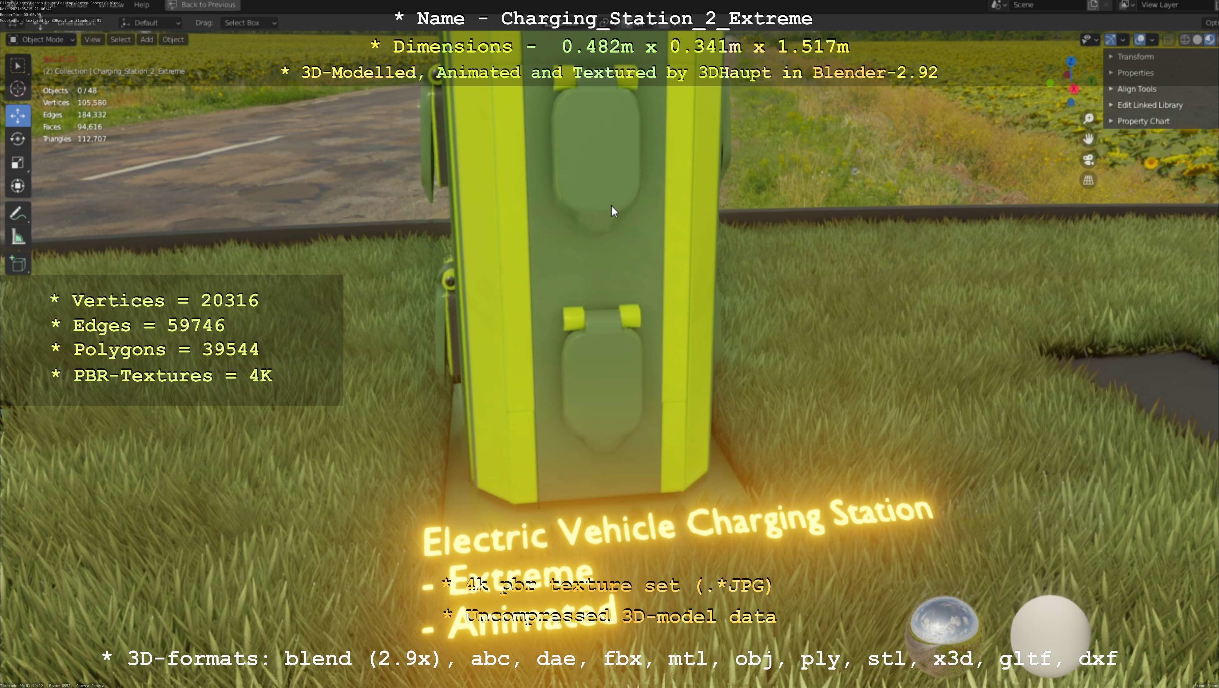 Charging Station Version 2 Extreme 3D model_85