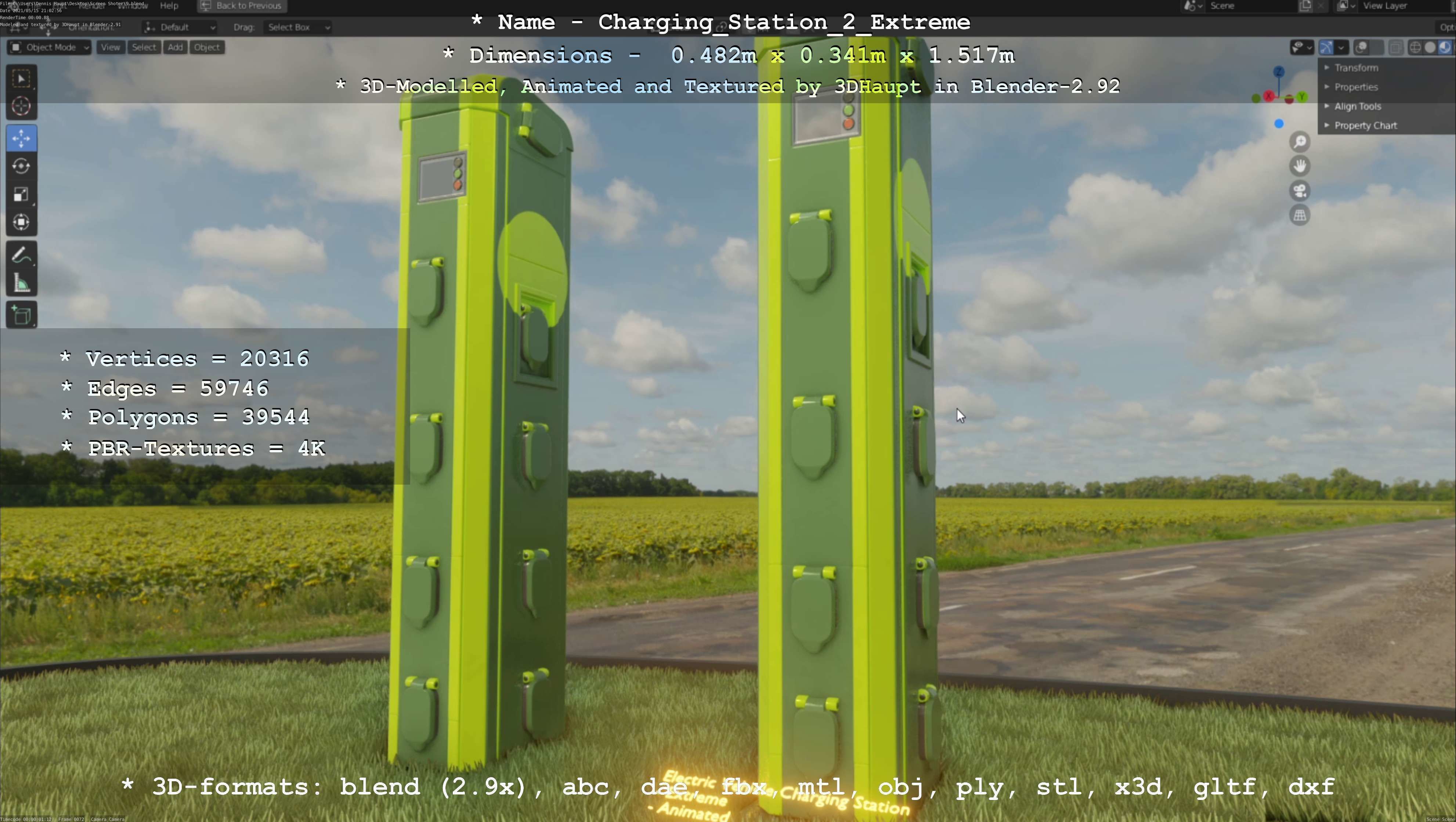 Charging Station Version 2 Extreme 3D model_90