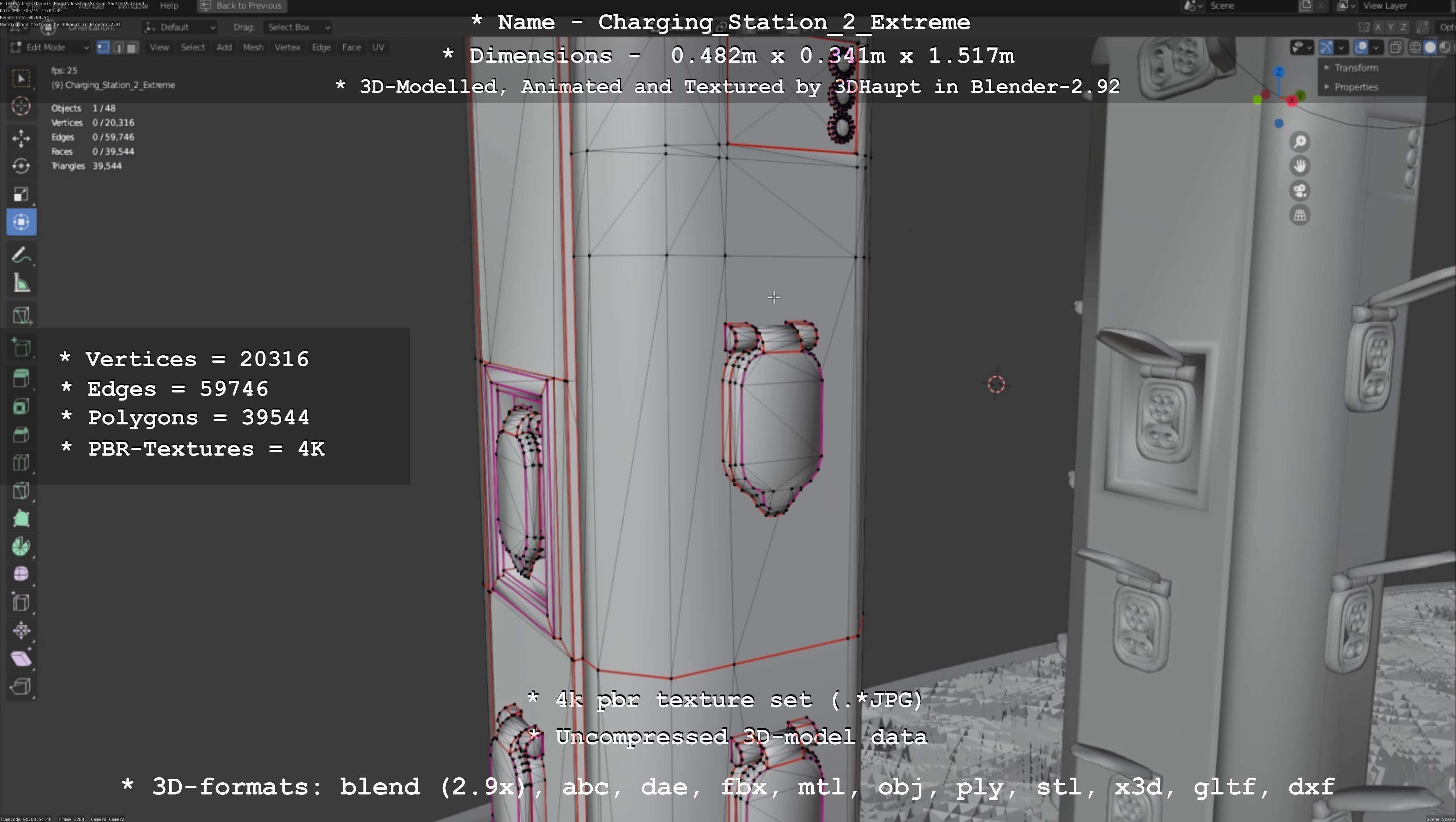 Charging Station Version 2 Extreme 3D model_127