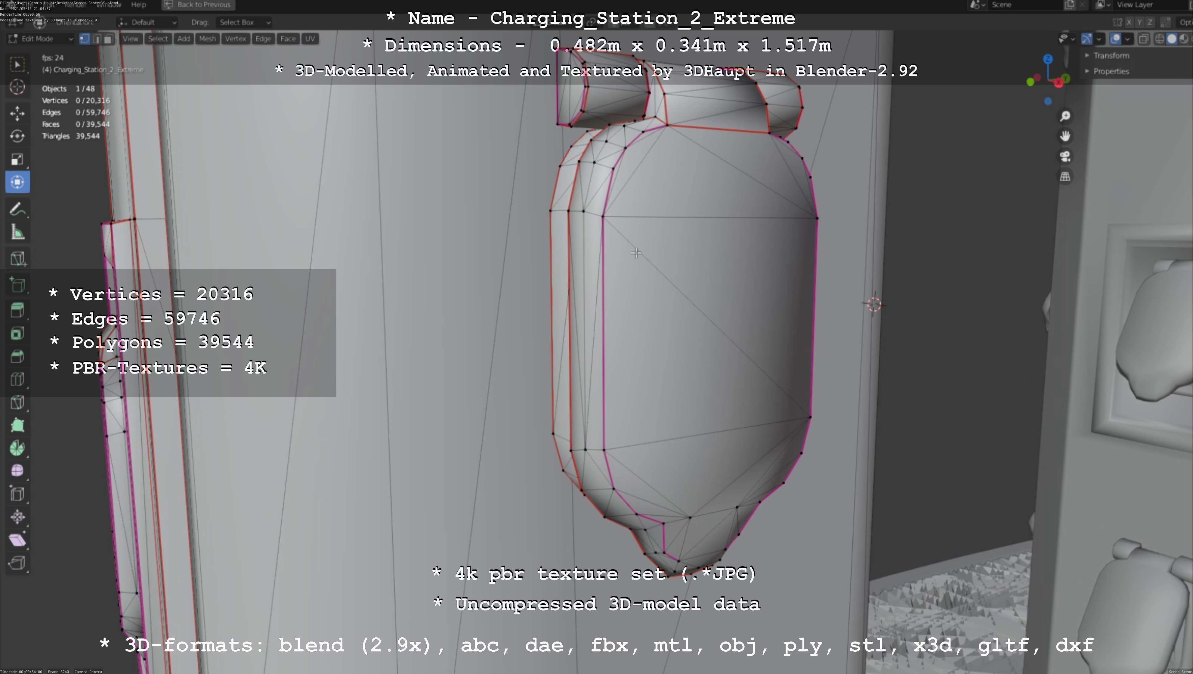 Charging Station Version 2 Extreme 3D model_126