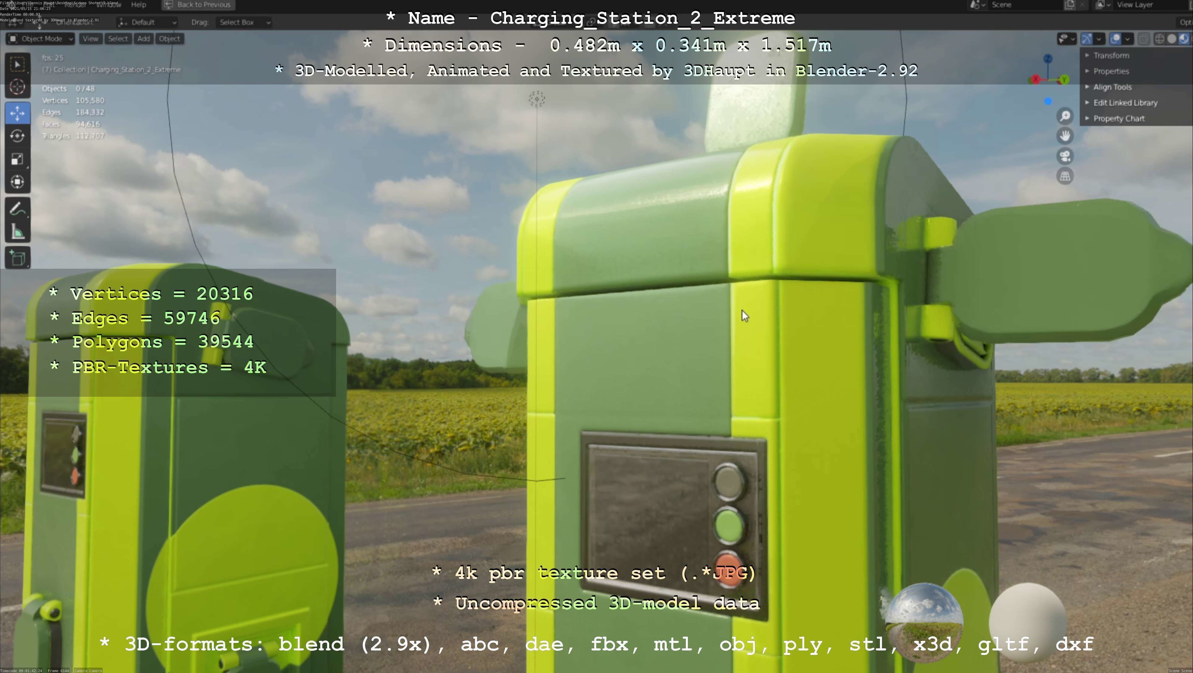 Charging Station Version 2 Extreme 3D model_29