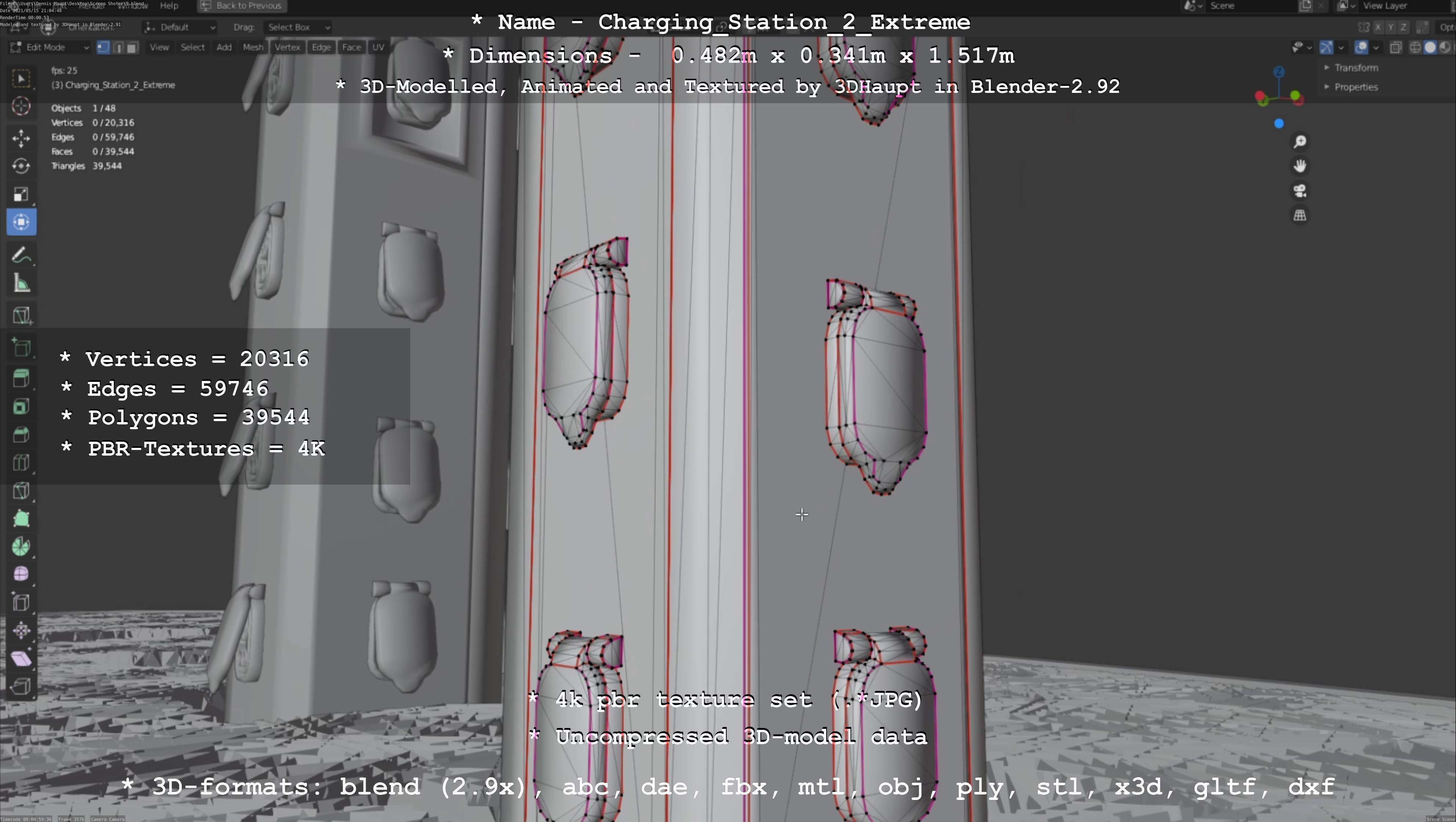 Charging Station Version 2 Extreme 3D model_15