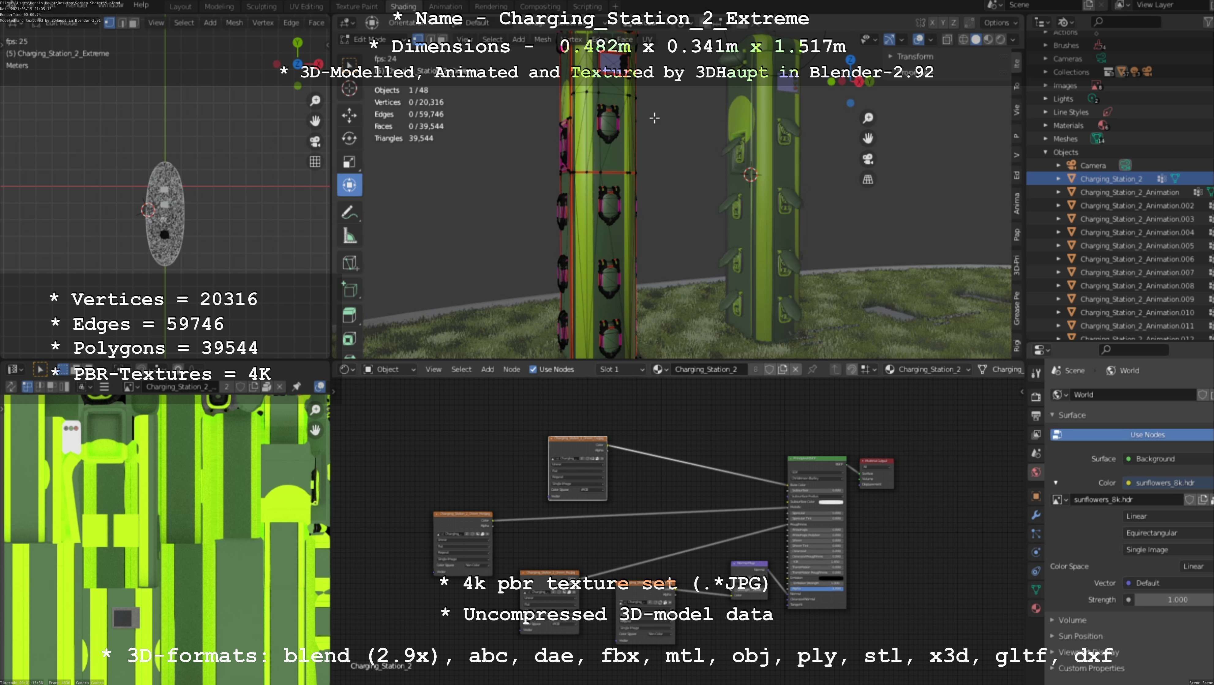 Charging Station Version 2 Extreme 3D model_20