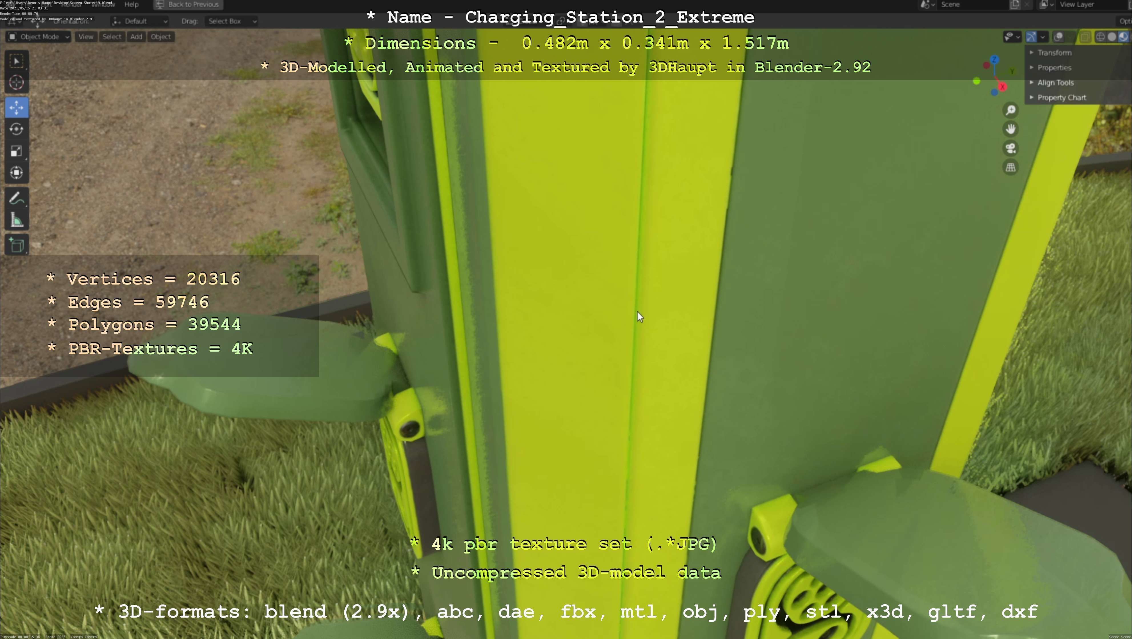 Charging Station Version 2 Extreme 3D model_98