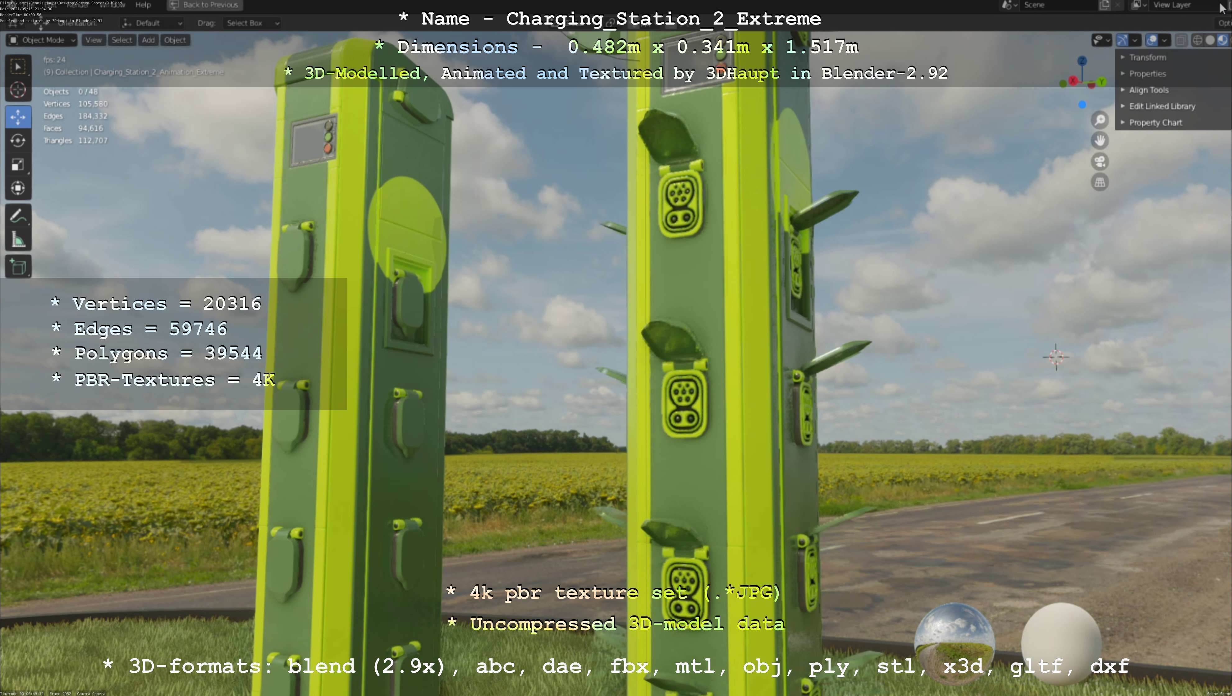 Charging Station Version 2 Extreme 3D model_11